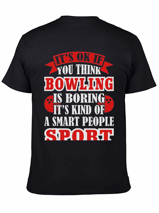 Bowling Smart People Sport Graphic T-Shirt