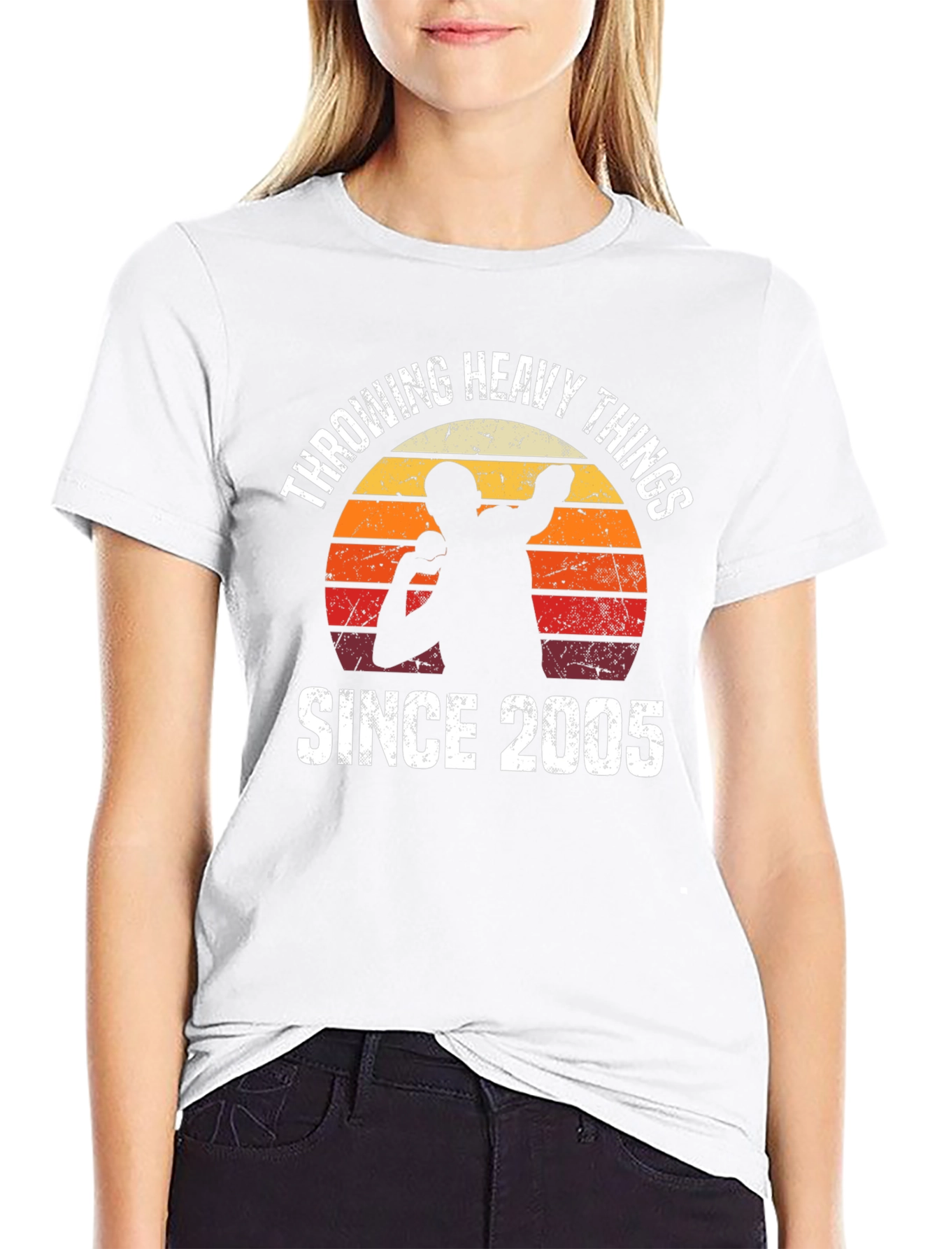 Throwing Heavy Things Since 2005 T-Shirt