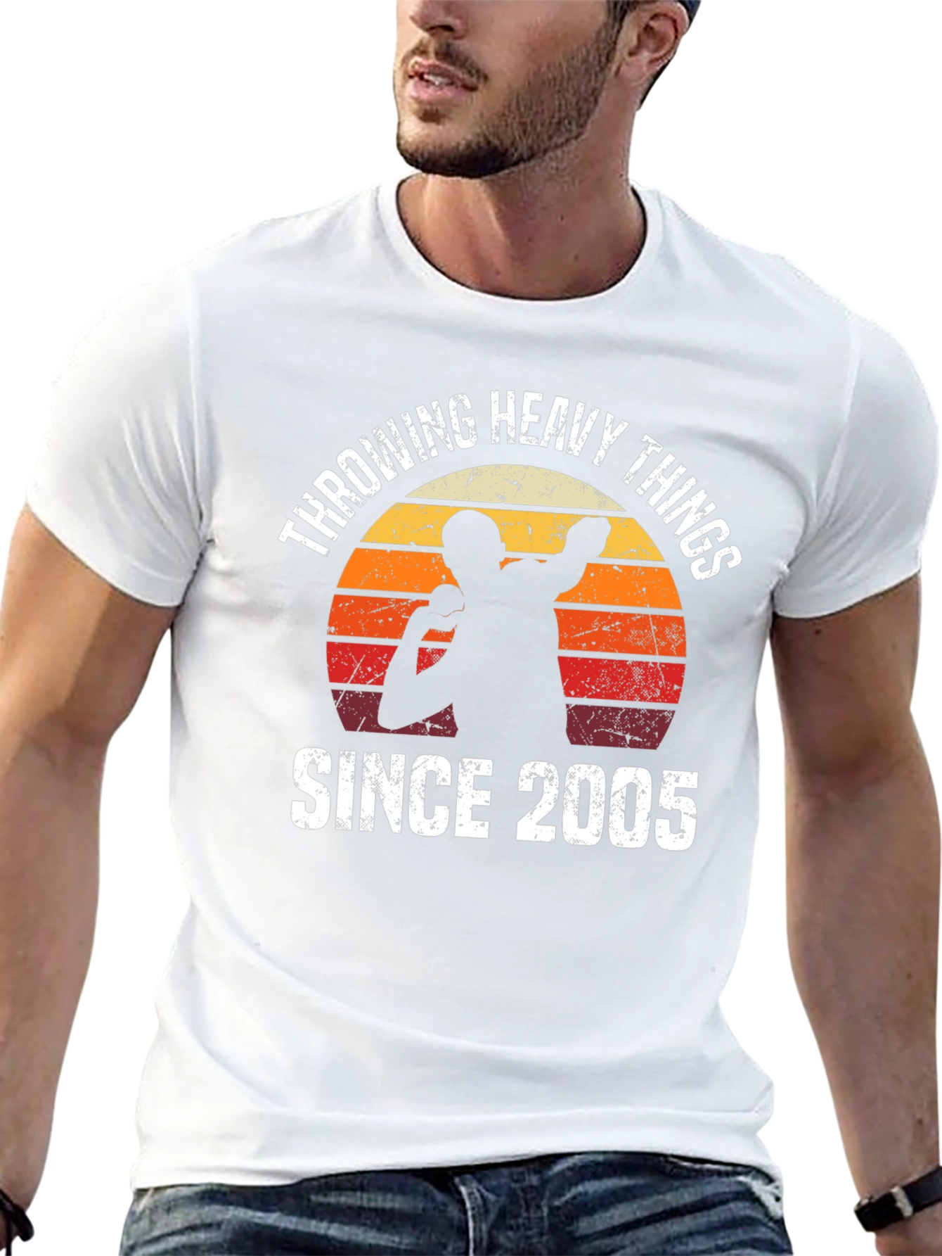 Throwing Heavy Things Since 2005 T-Shirt