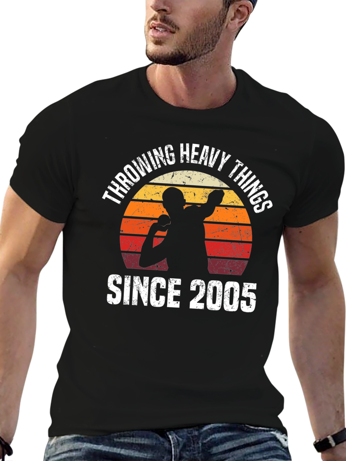 Throwing Heavy Things Since 2005 T-Shirt