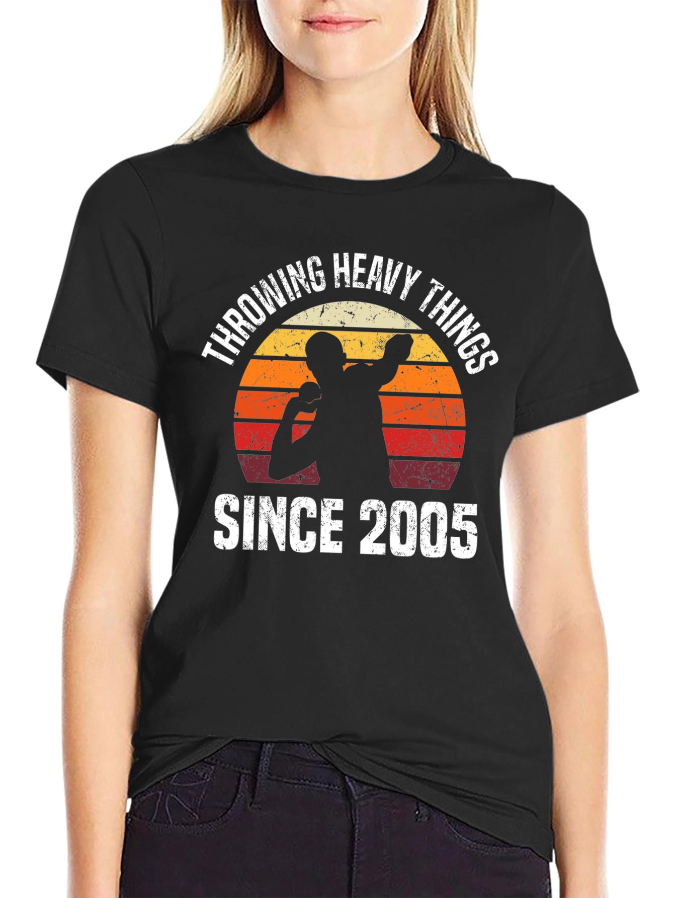 Throwing Heavy Things Since 2005 T-Shirt