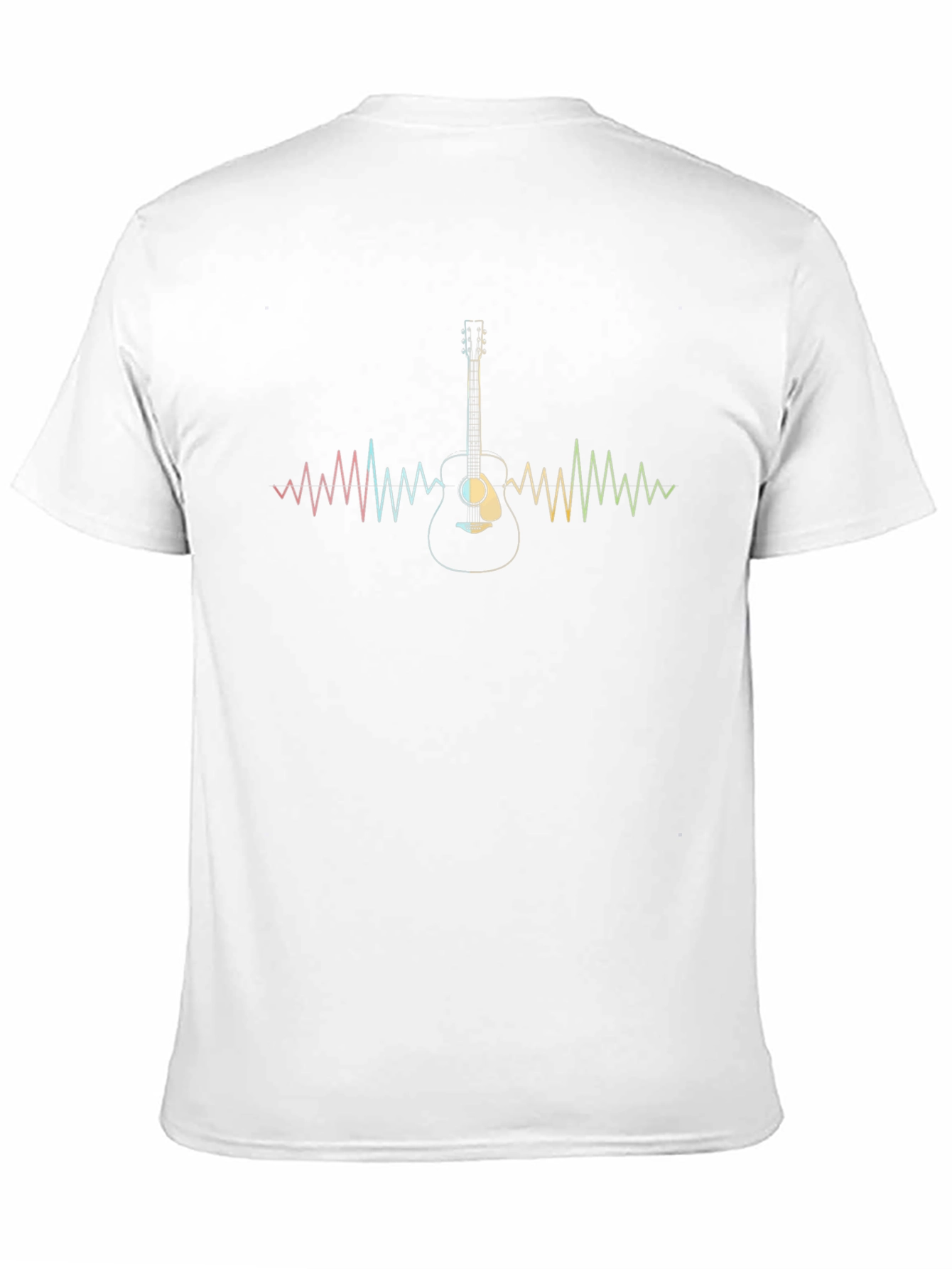 Guitar Heartbeat Graphic Tee - Music Lover T-Shirt