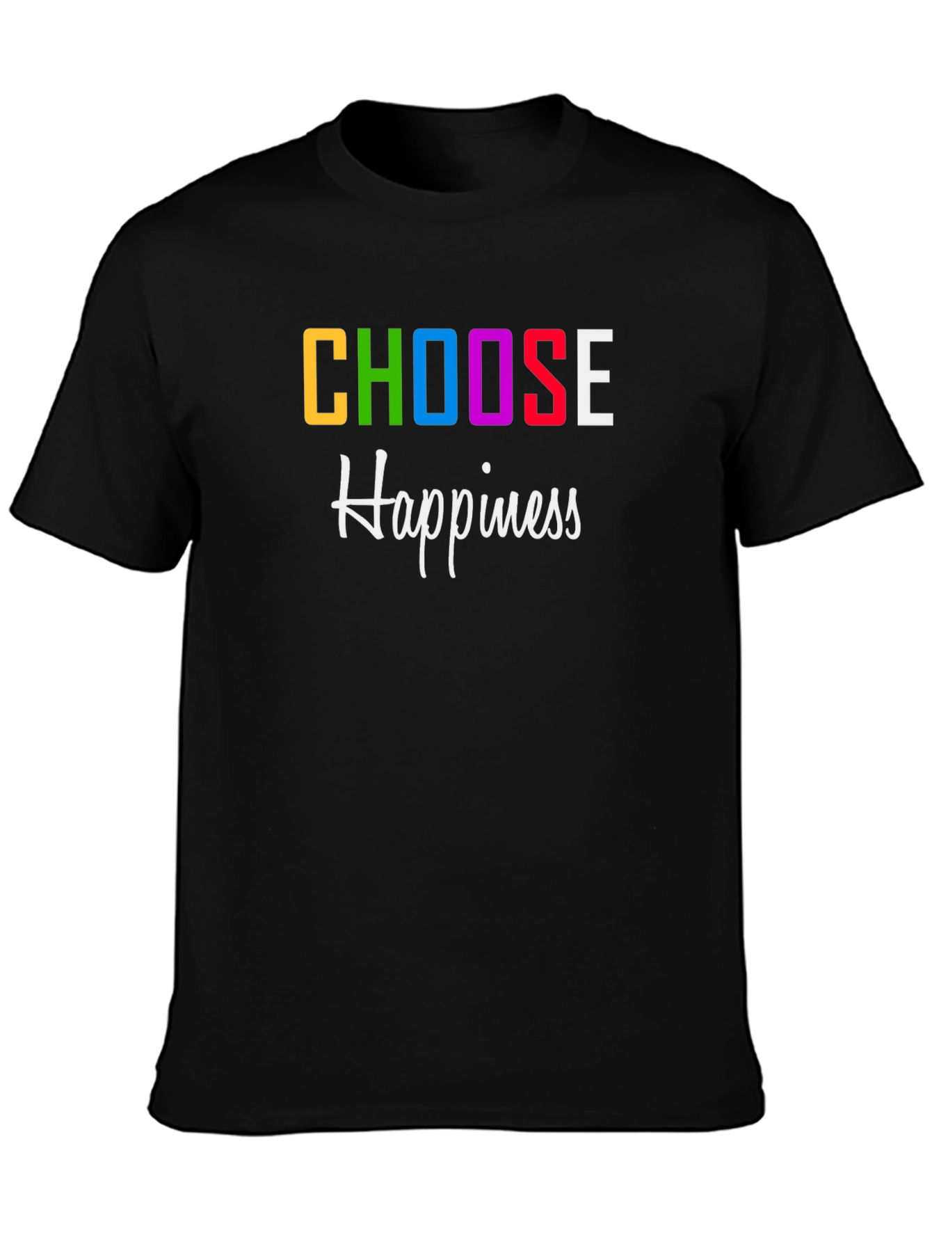 Choose Happiness Graphic Print T-Shirt