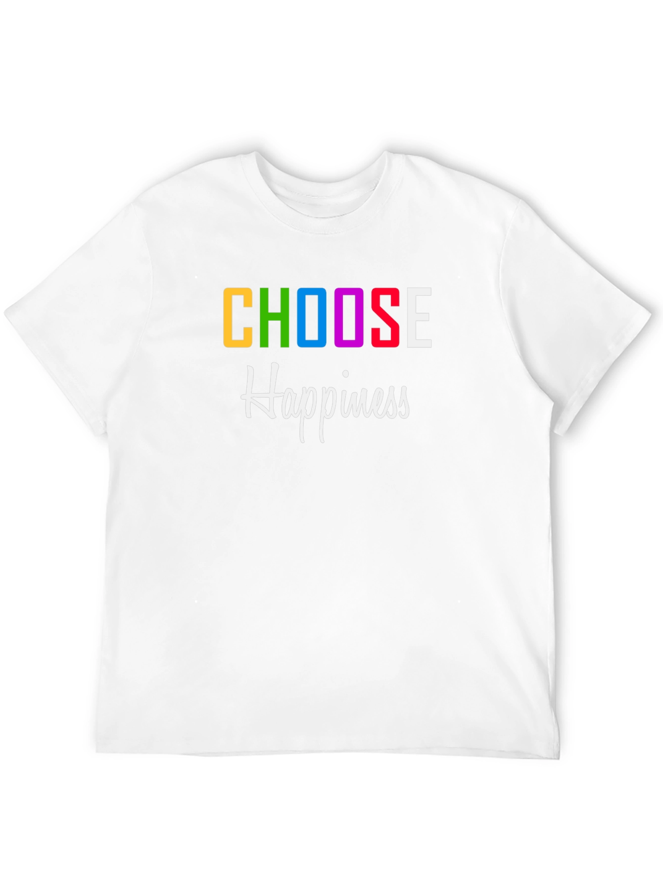 Choose Happiness Graphic Print T-Shirt