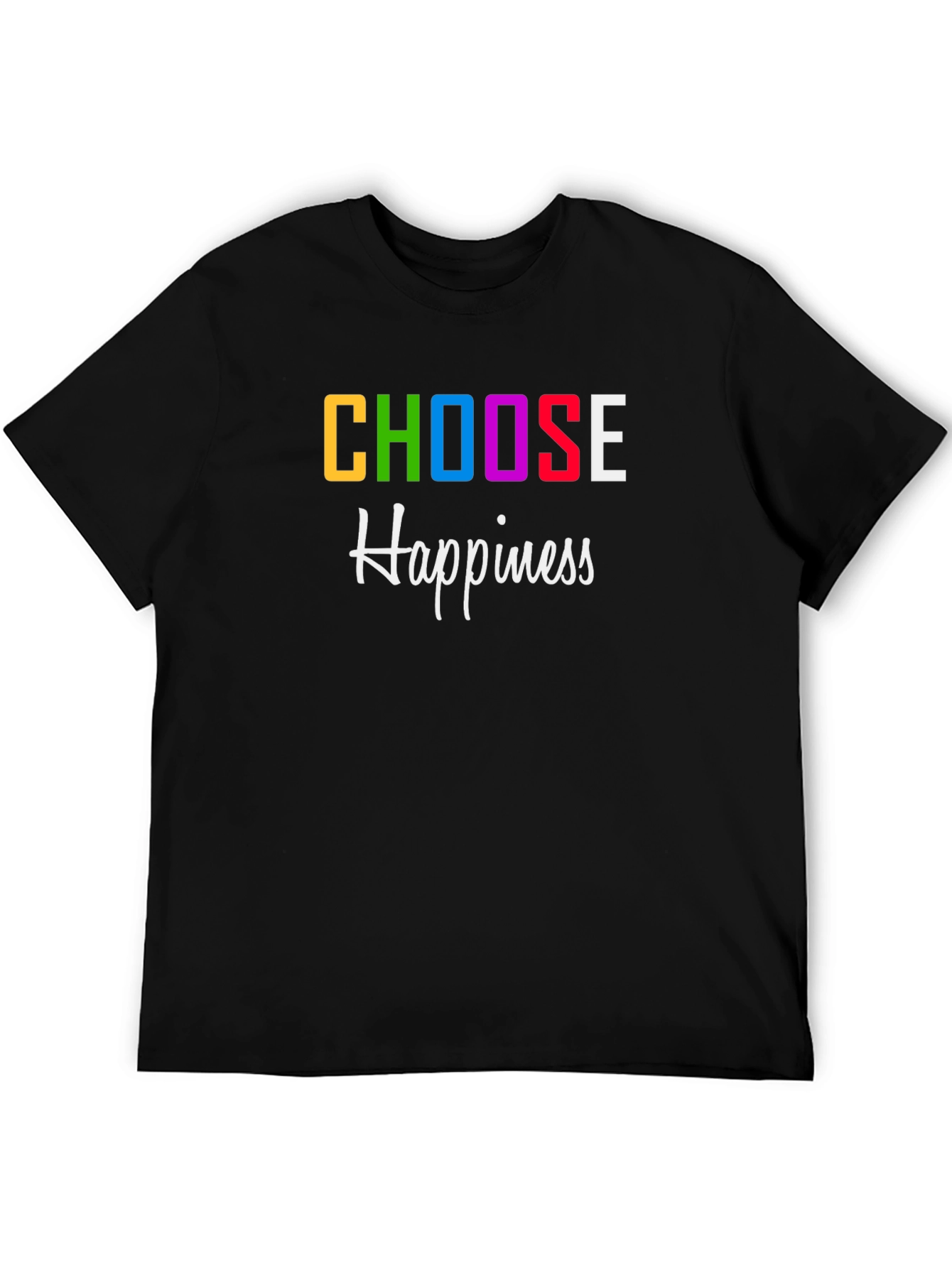 Choose Happiness Graphic Print T-Shirt
