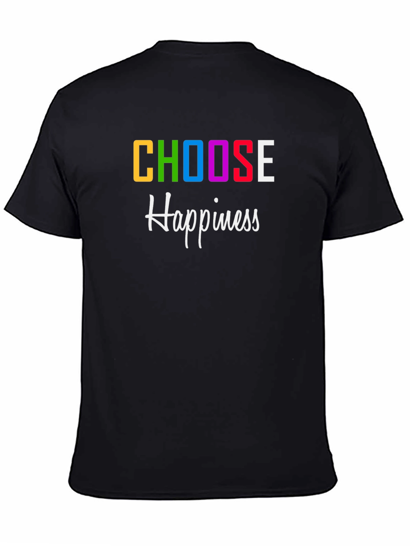 Choose Happiness Graphic Print T-Shirt