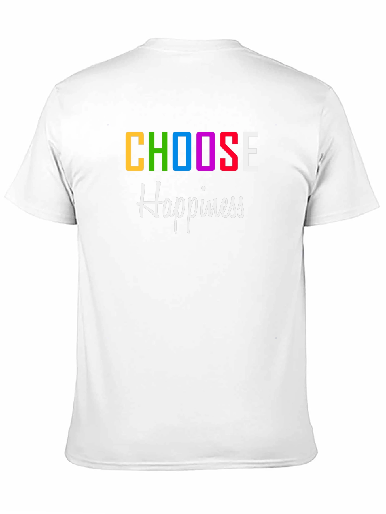Choose Happiness Graphic Print T-Shirt