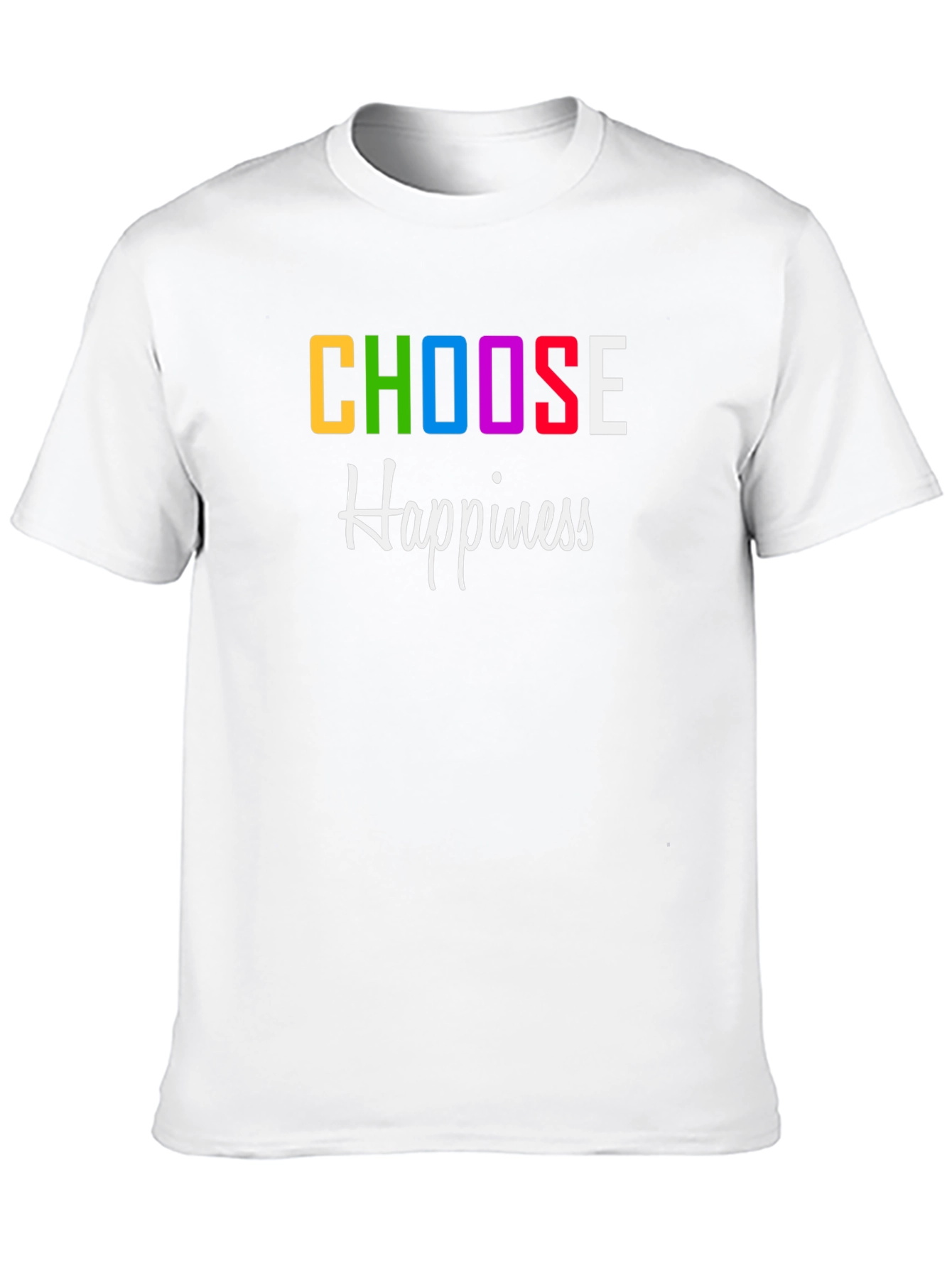 Choose Happiness Graphic Print T-Shirt