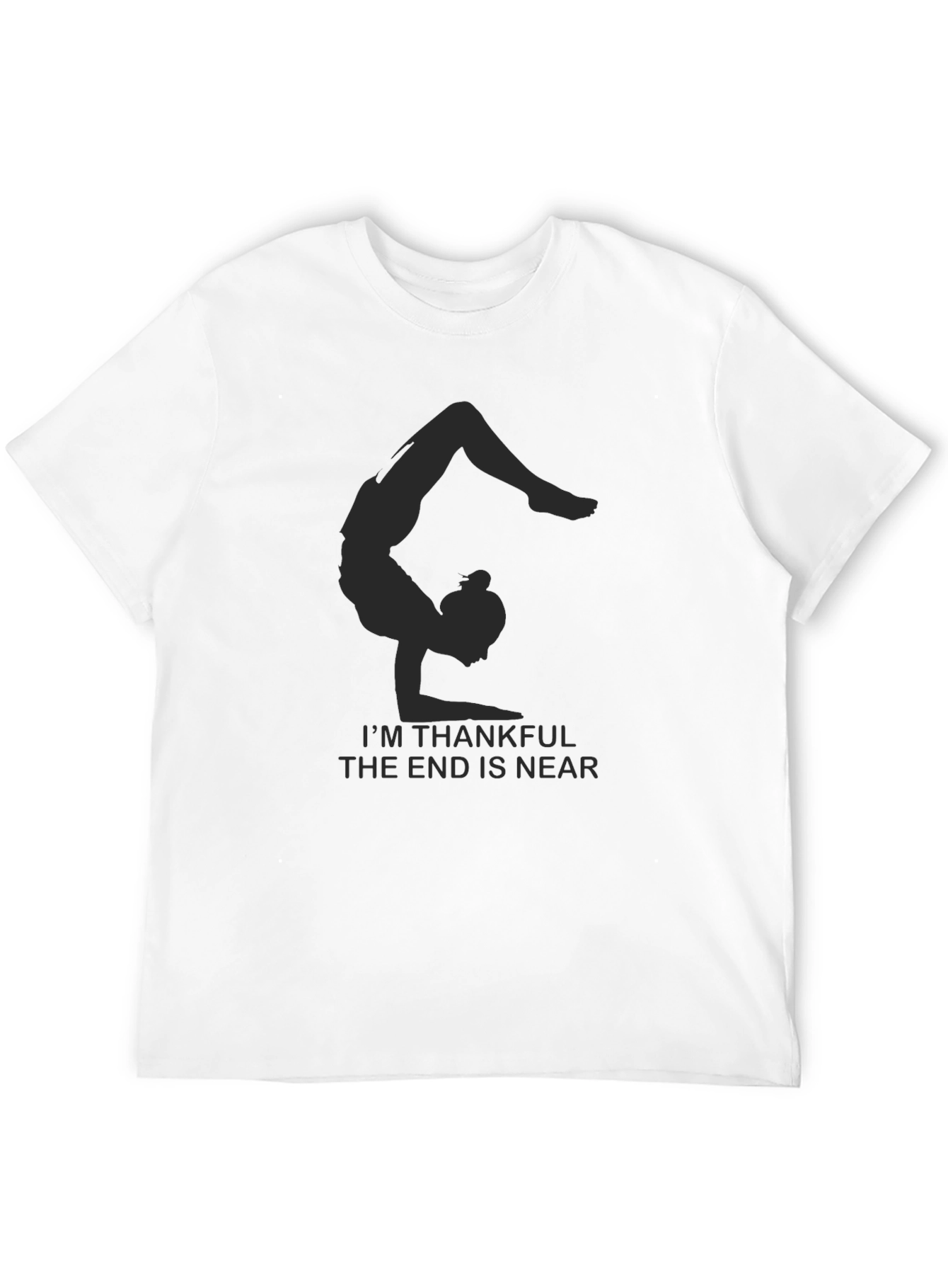 Yoga Pose T-Shirt - Thankful Statement