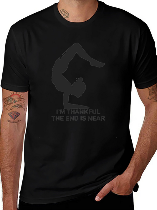 Yoga Pose T-Shirt - Thankful Statement
