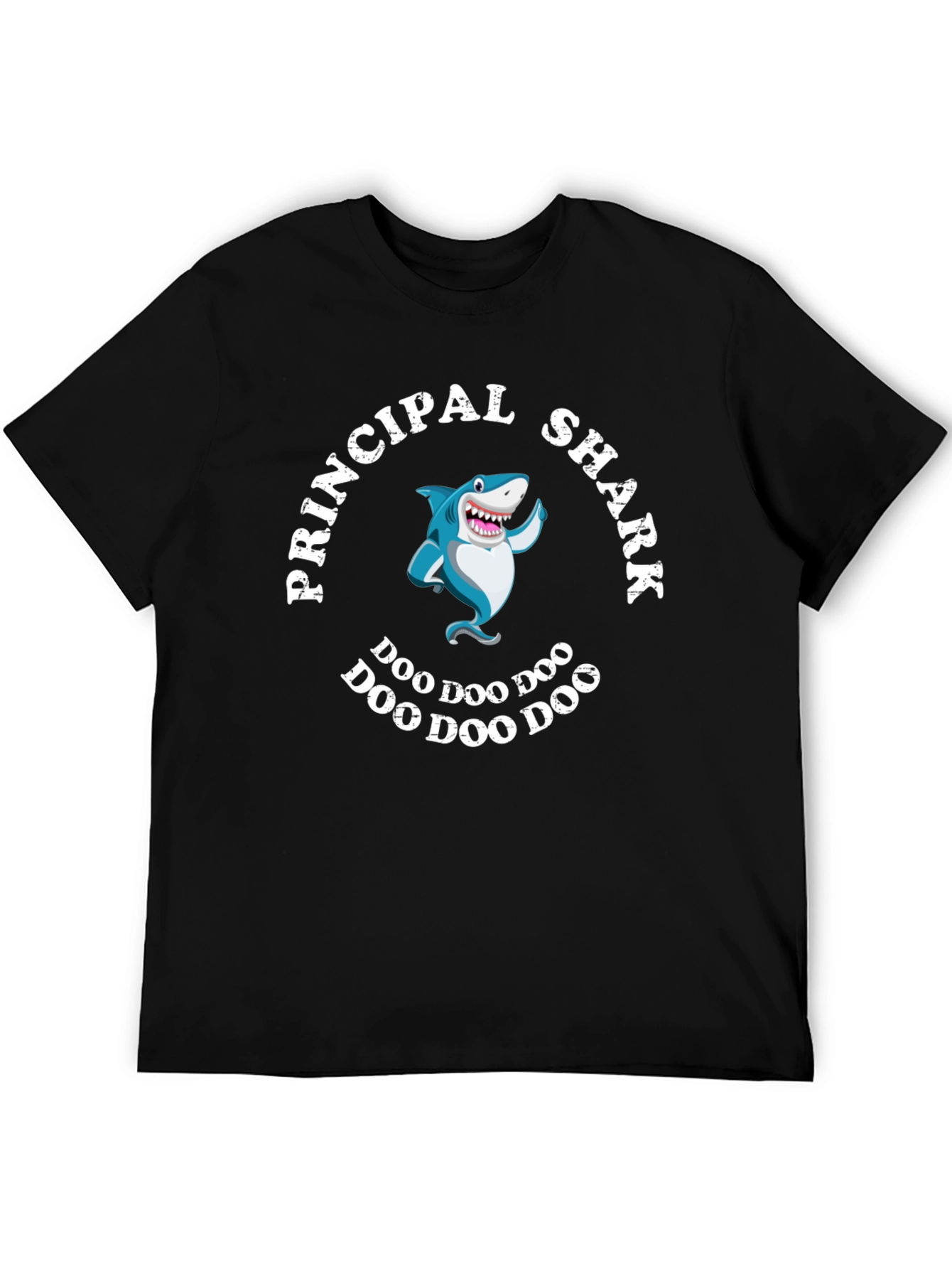Principal Shark Doo Doo Doo Funny T-Shirt