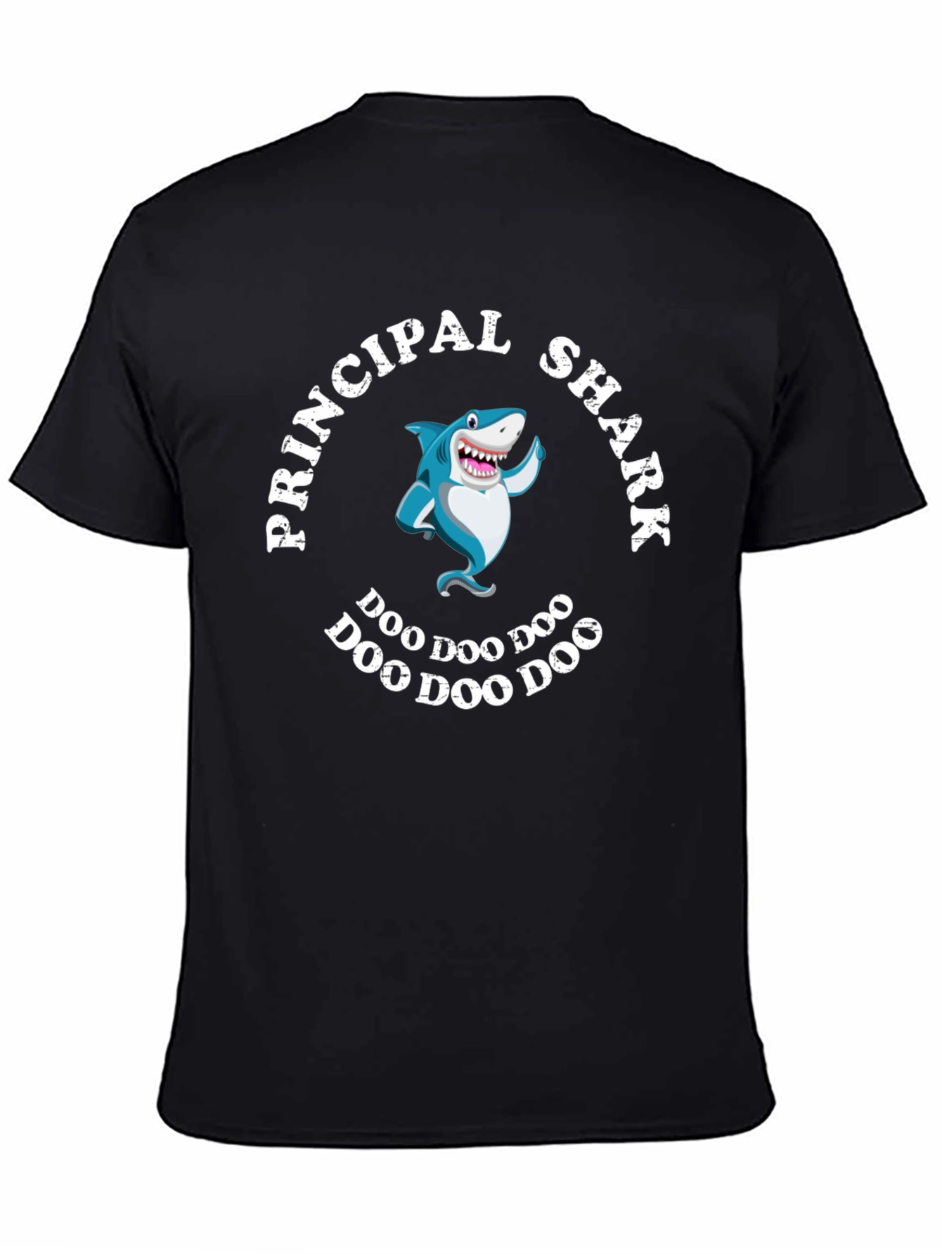 Principal Shark Doo Doo Doo Funny T-Shirt