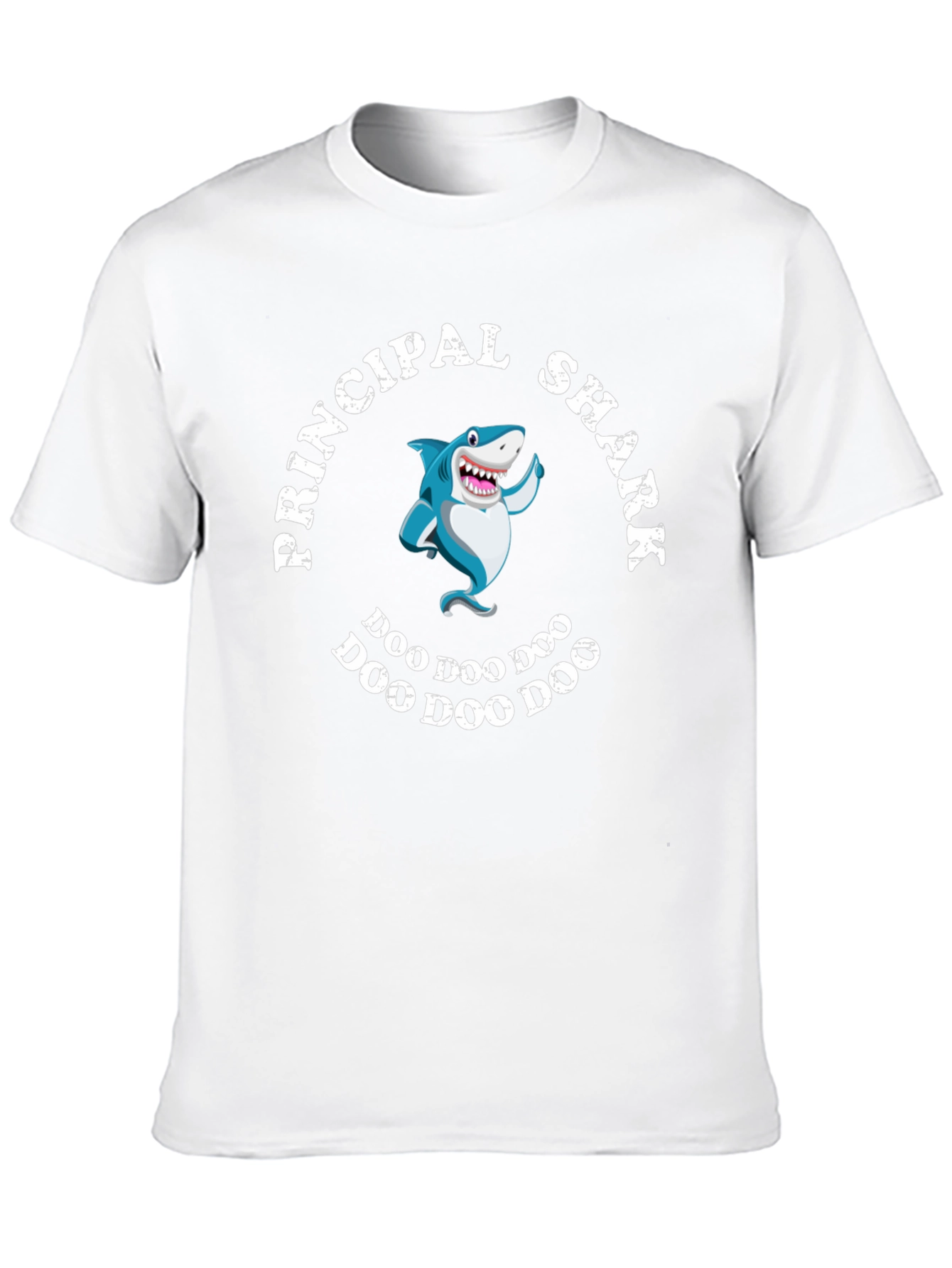 Principal Shark Doo Doo Doo Funny T-Shirt