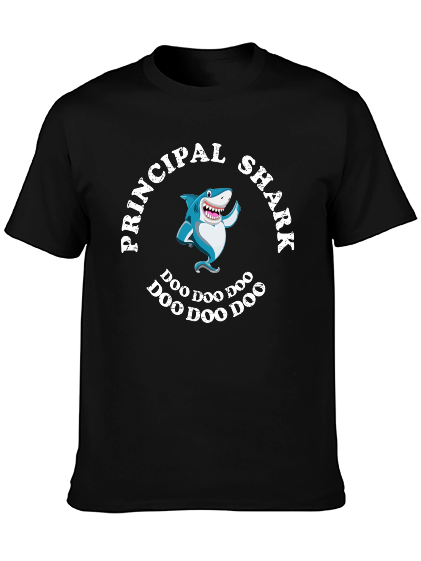 Principal Shark Doo Doo Doo Funny T-Shirt
