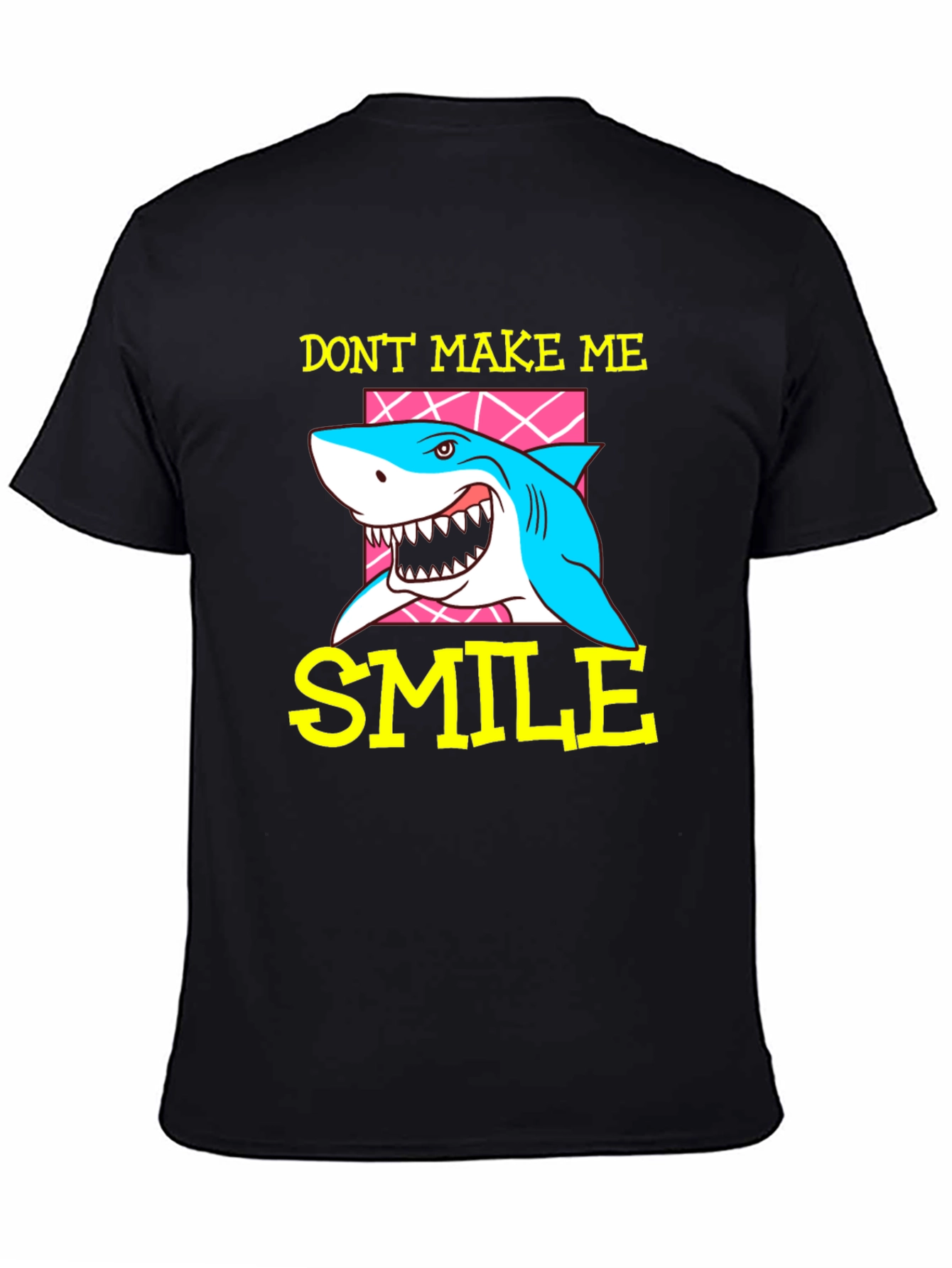 Dont Make Me Smile Shark Graphic T-Shirt