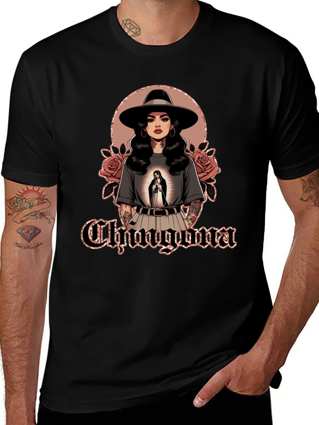 Chingona Latina Graphic Tee - Stylish Womens T-Shirt