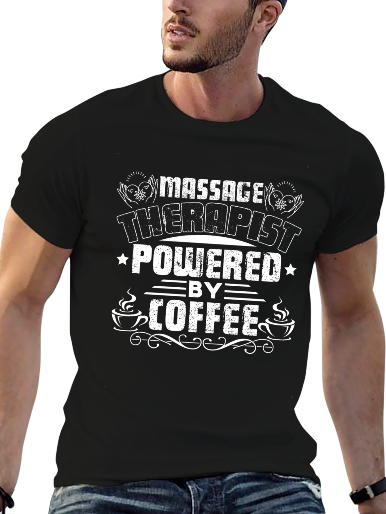 Massage Therapist Powered by Coffee T-Shirt