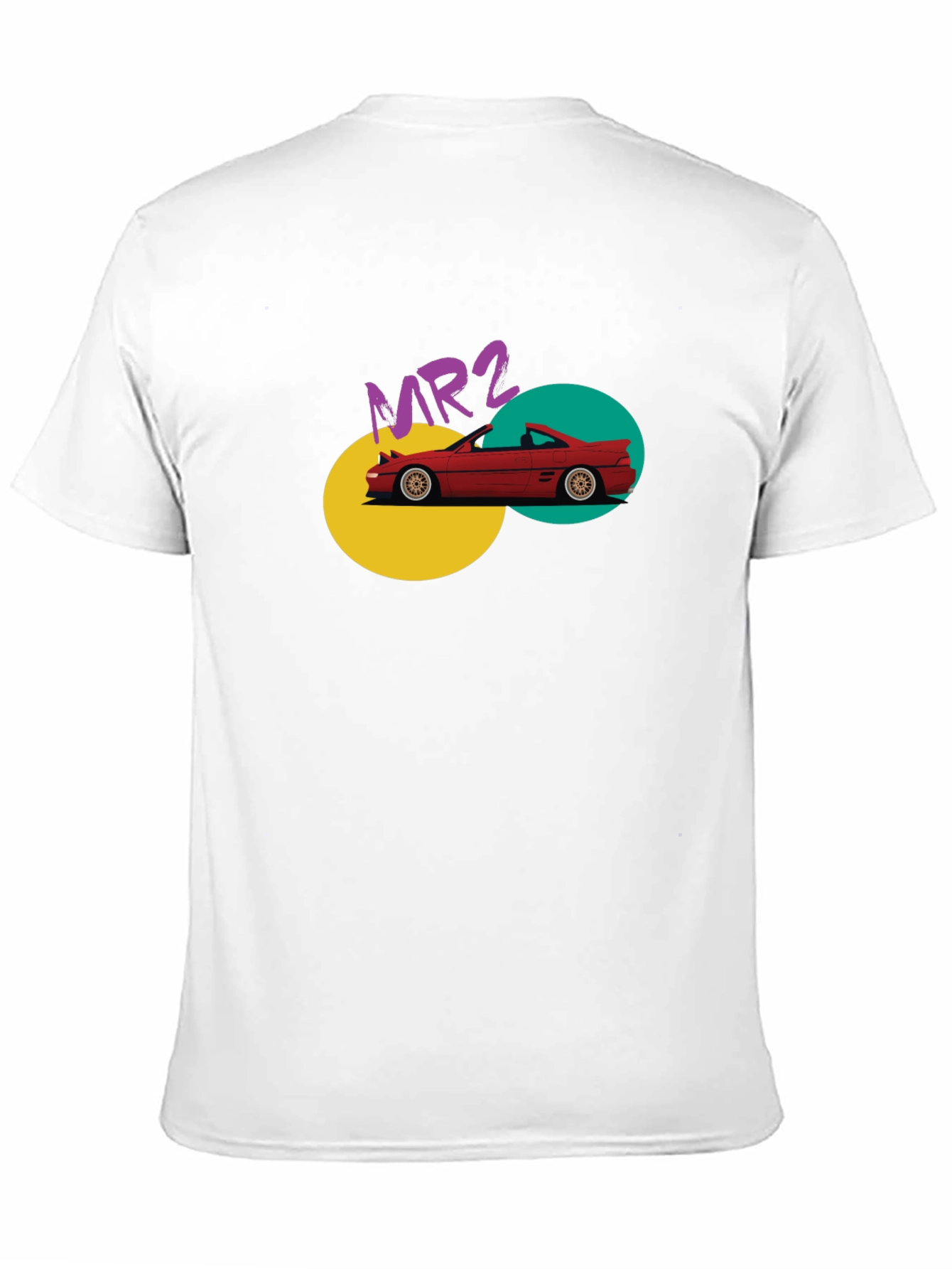 MR2 Car Graphic Tee - Retro Style Black T-Shirt