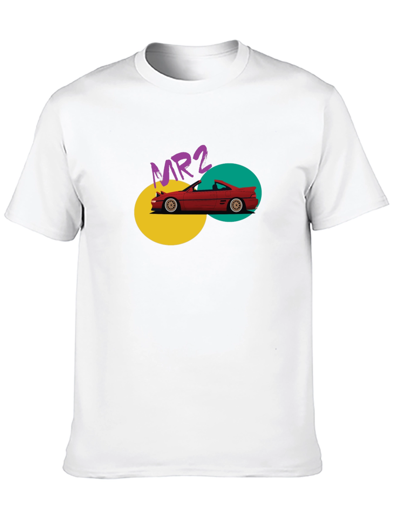 MR2 Car Graphic Tee - Retro Style Black T-Shirt