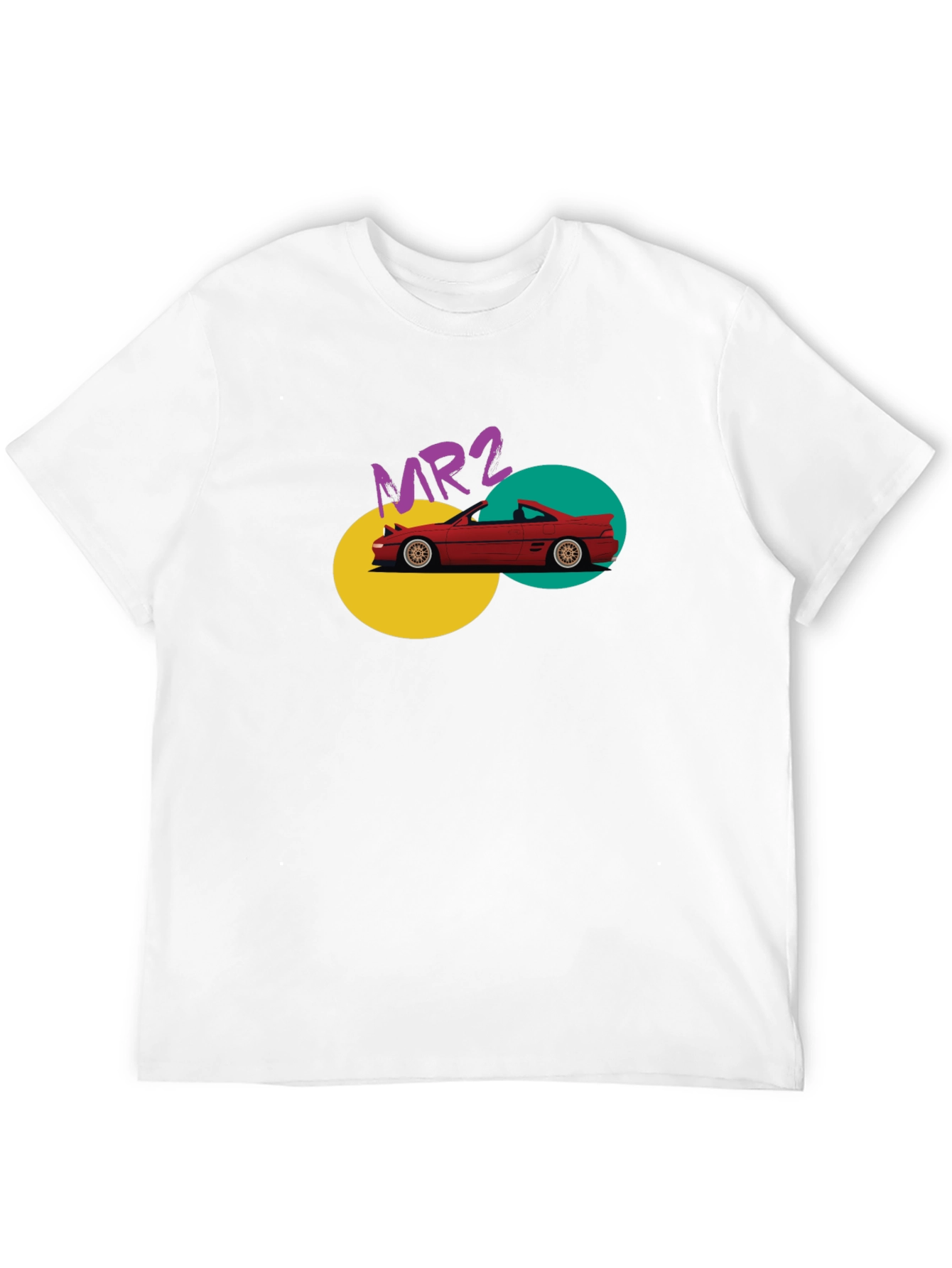 MR2 Car Graphic Tee - Retro Style Black T-Shirt