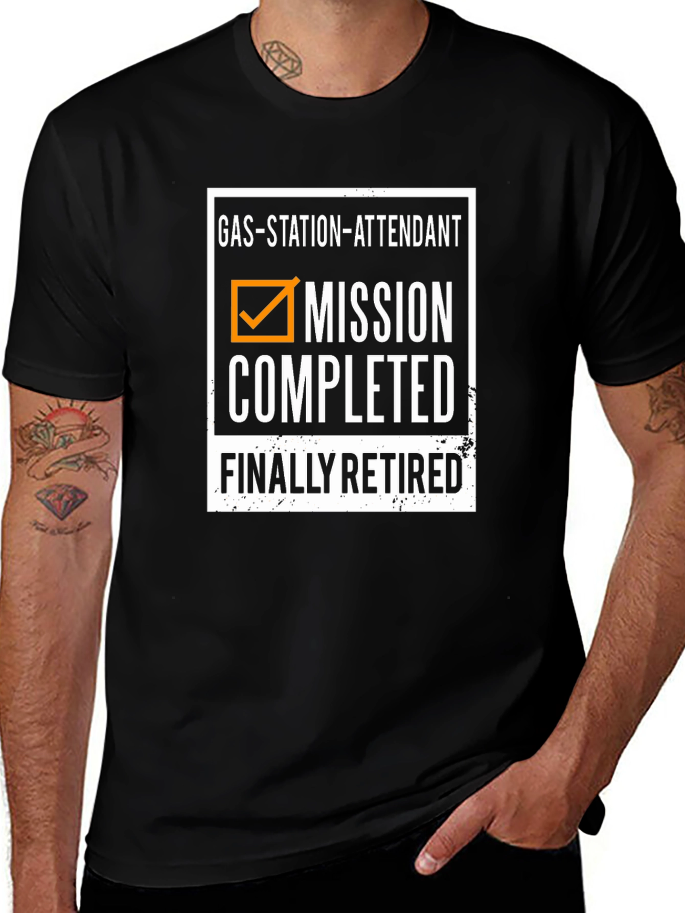 Gas Station Attendant Retirement T-Shirt