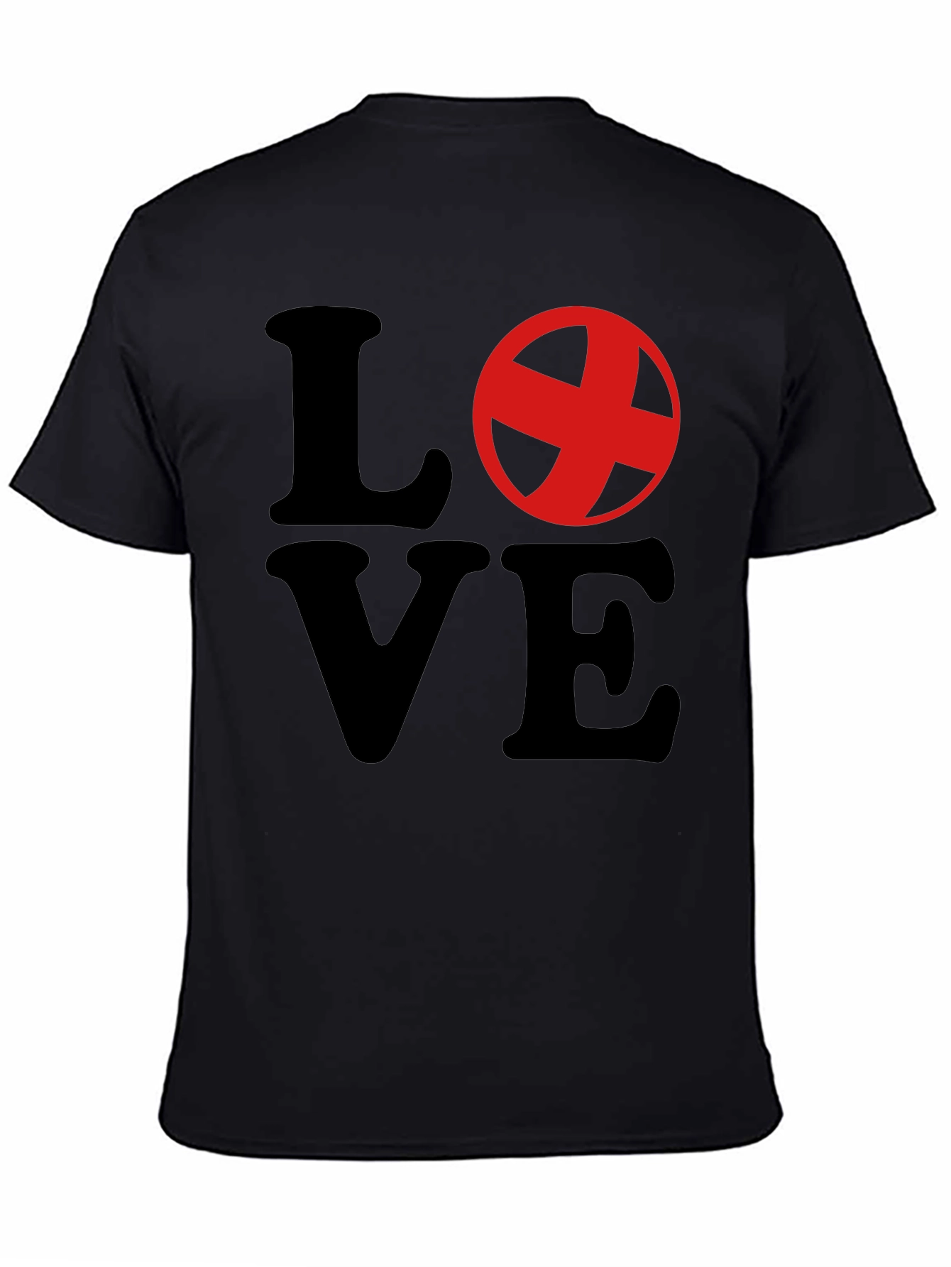 Love Graphic Crewneck T-Shirt - Stylish Casual Tee