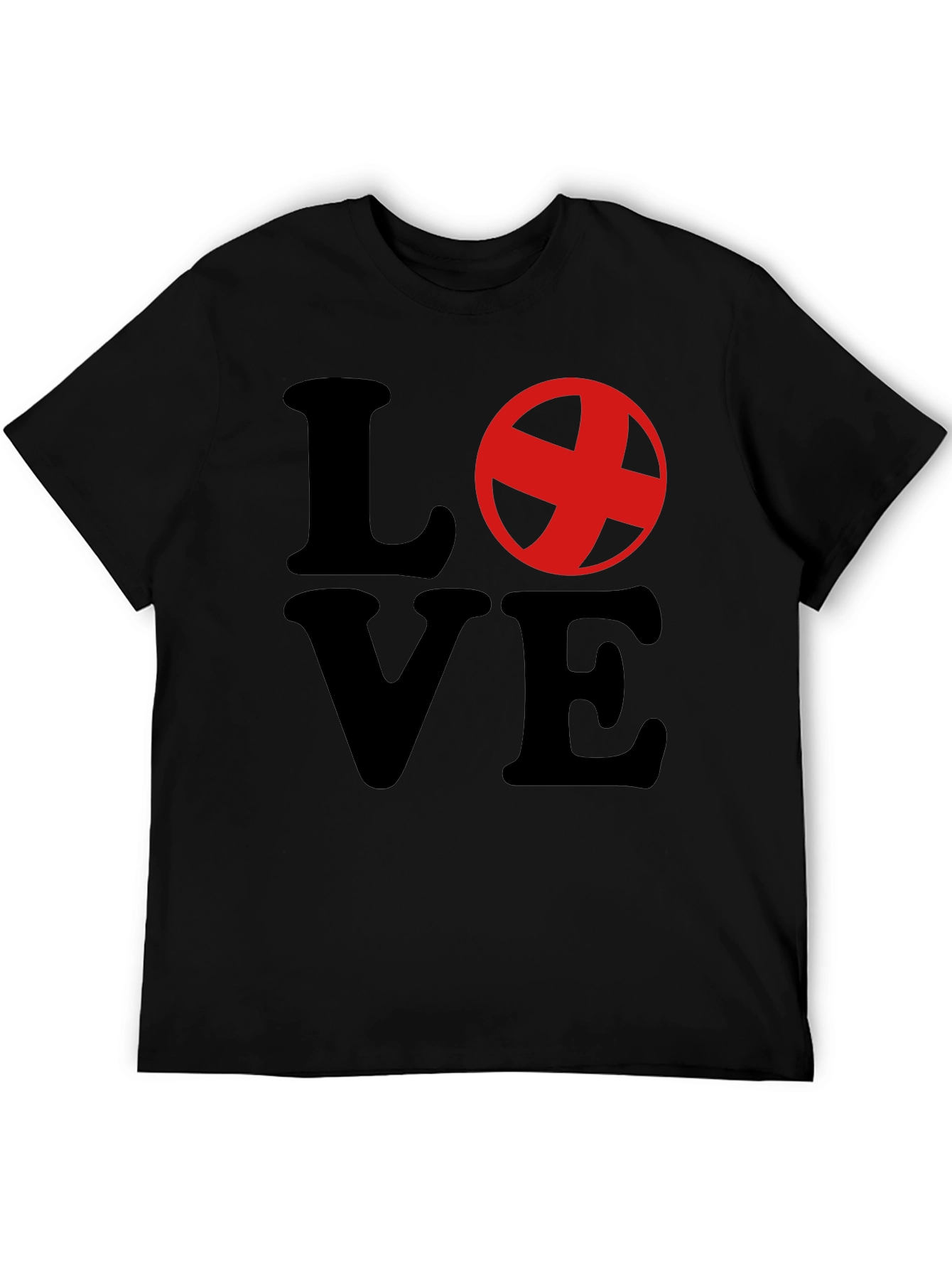 Love Graphic Crewneck T-Shirt - Stylish Casual Tee