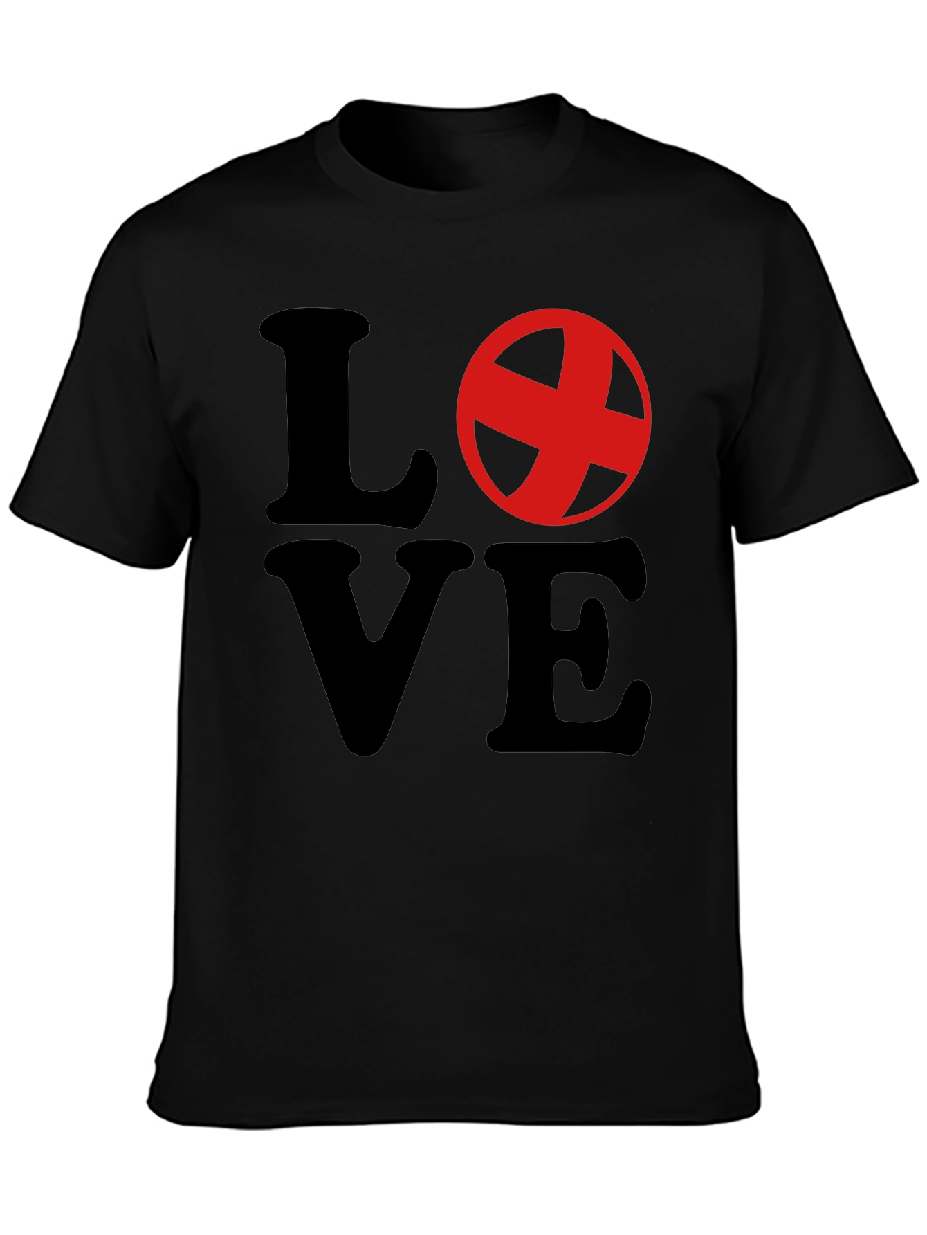 Love Graphic Crewneck T-Shirt - Stylish Casual Tee