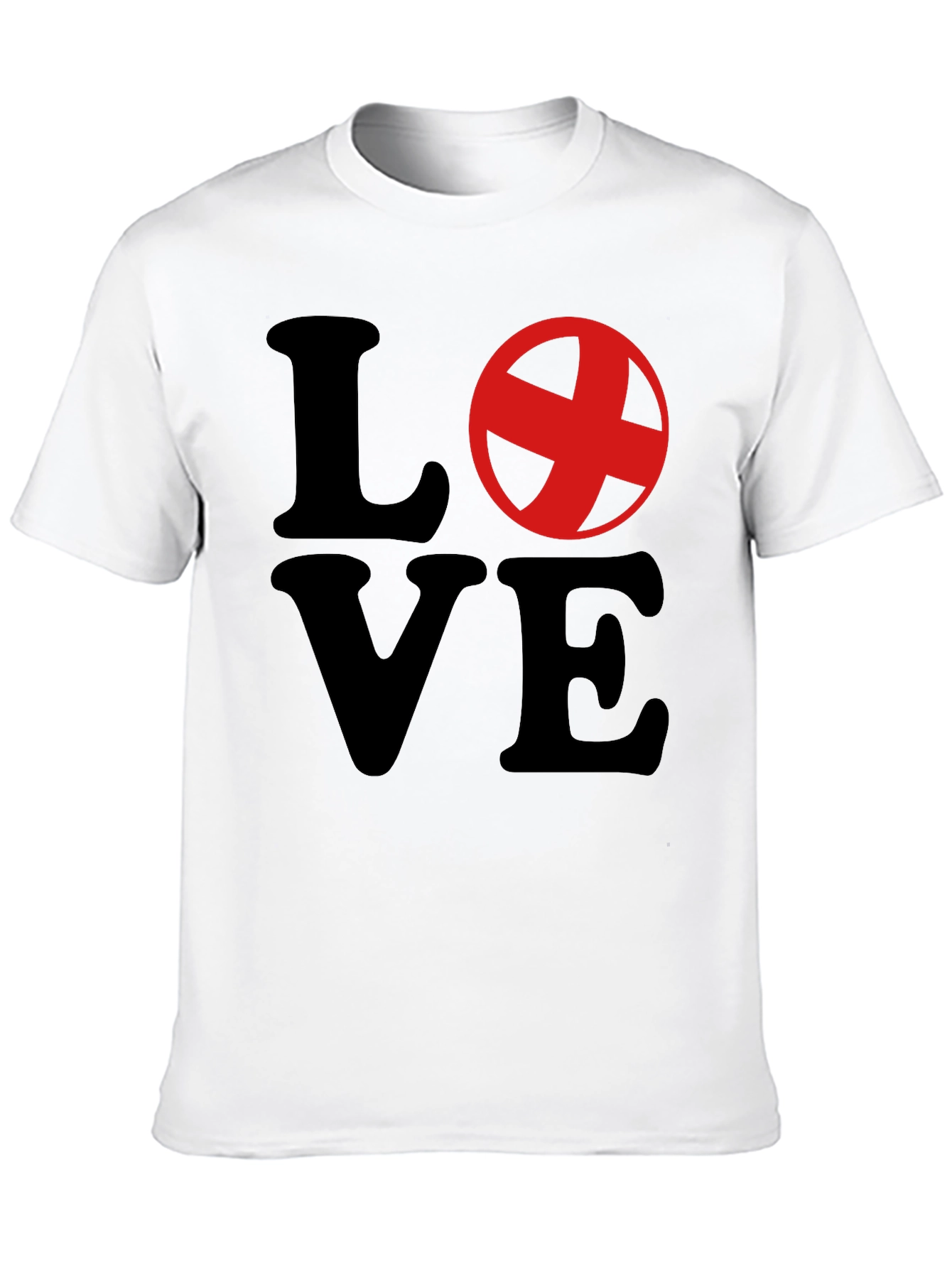 Love Graphic Crewneck T-Shirt - Stylish Casual Tee