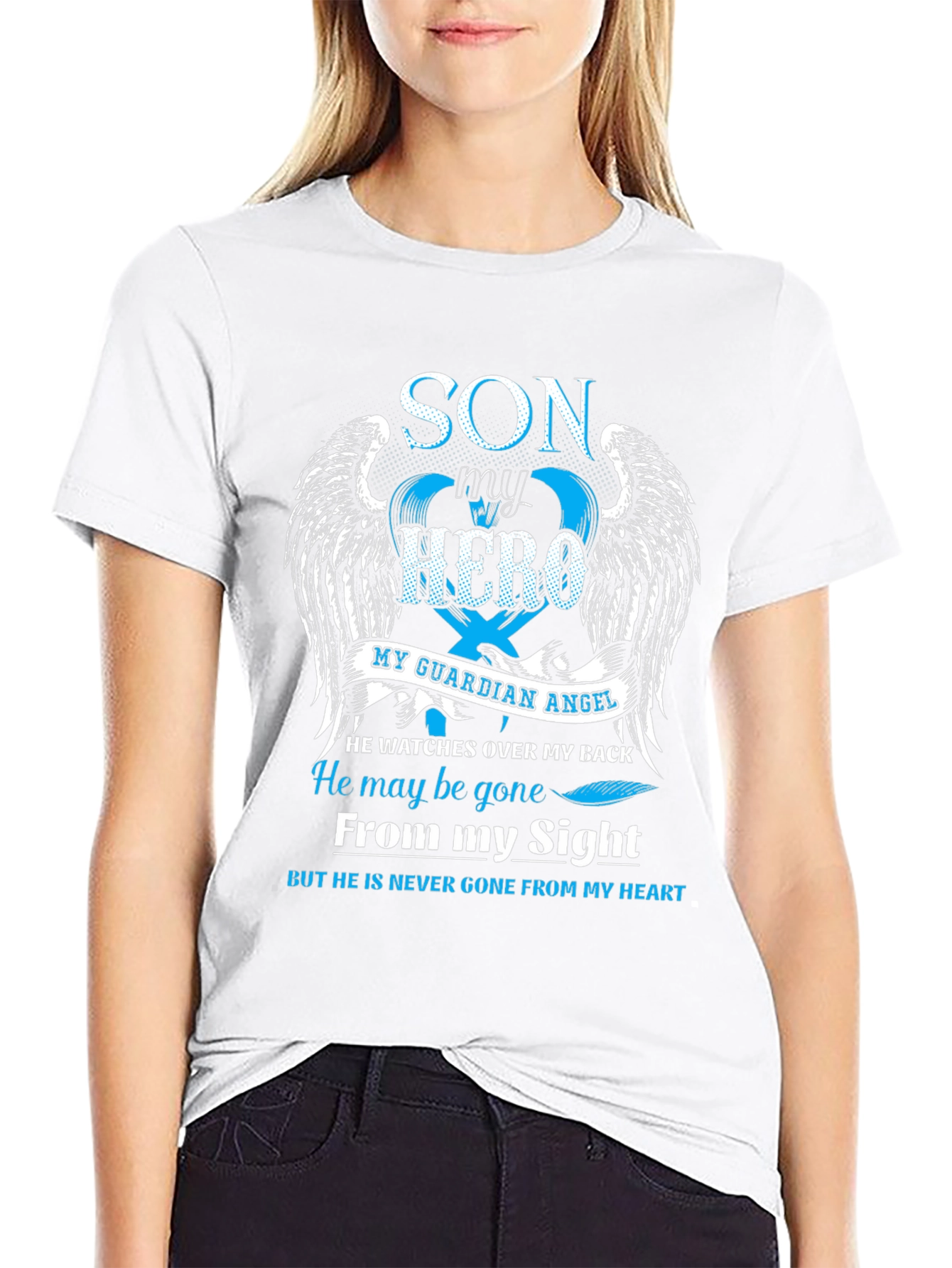 Son My Hero Guardian Angel T-Shirt
