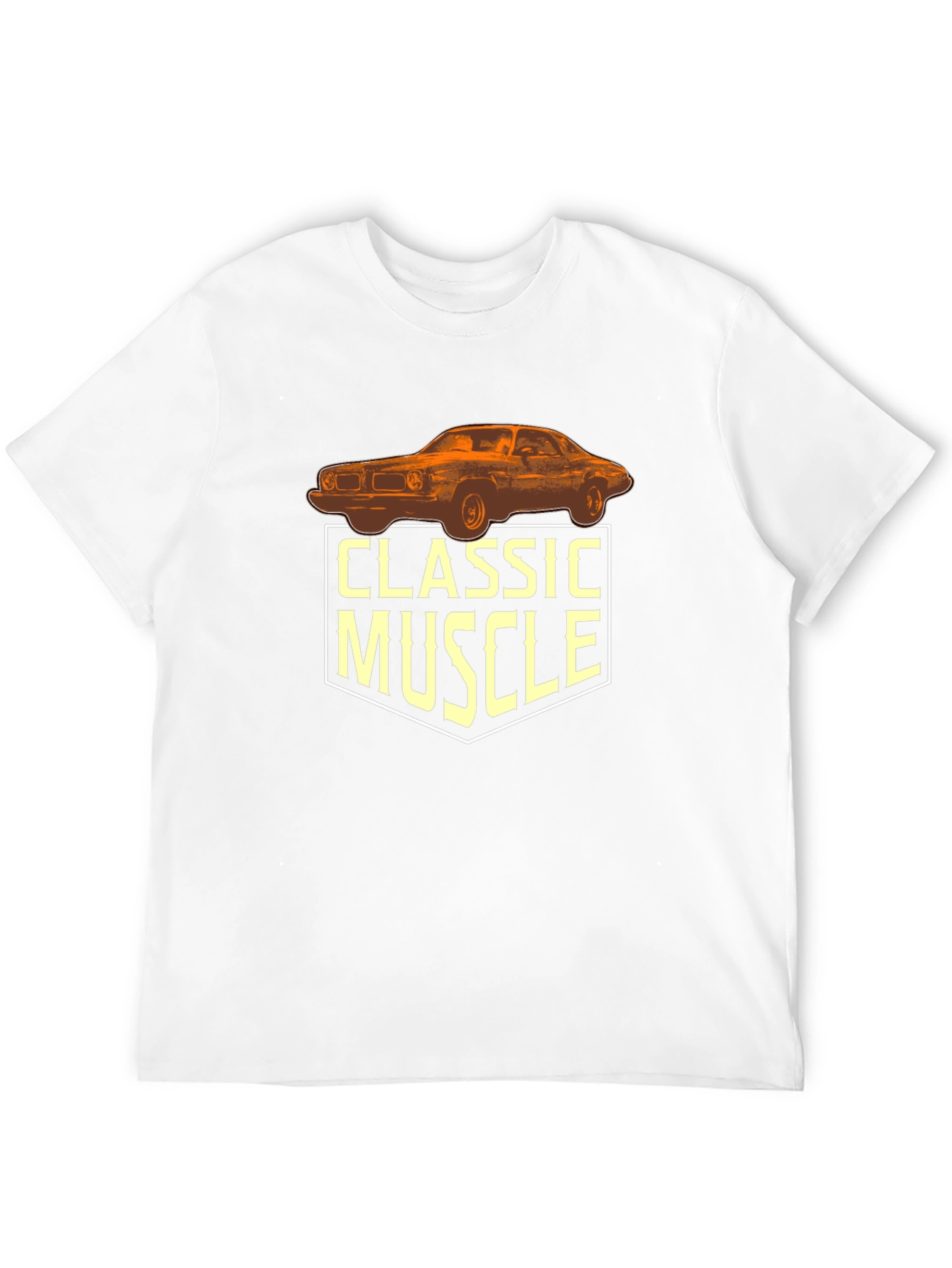 Classic Muscle Car Graphic T-Shirt - Black