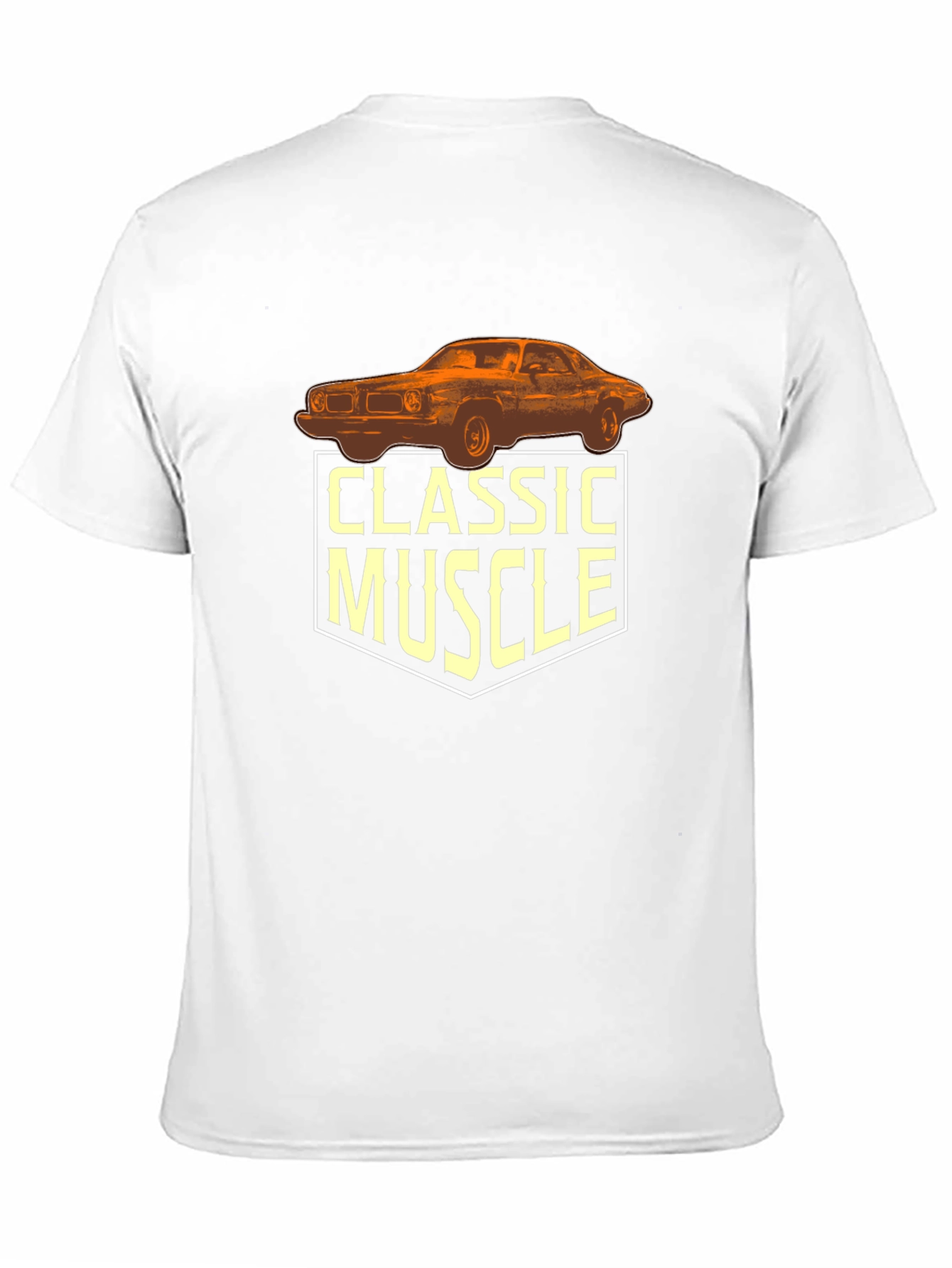Classic Muscle Car Graphic T-Shirt - Black