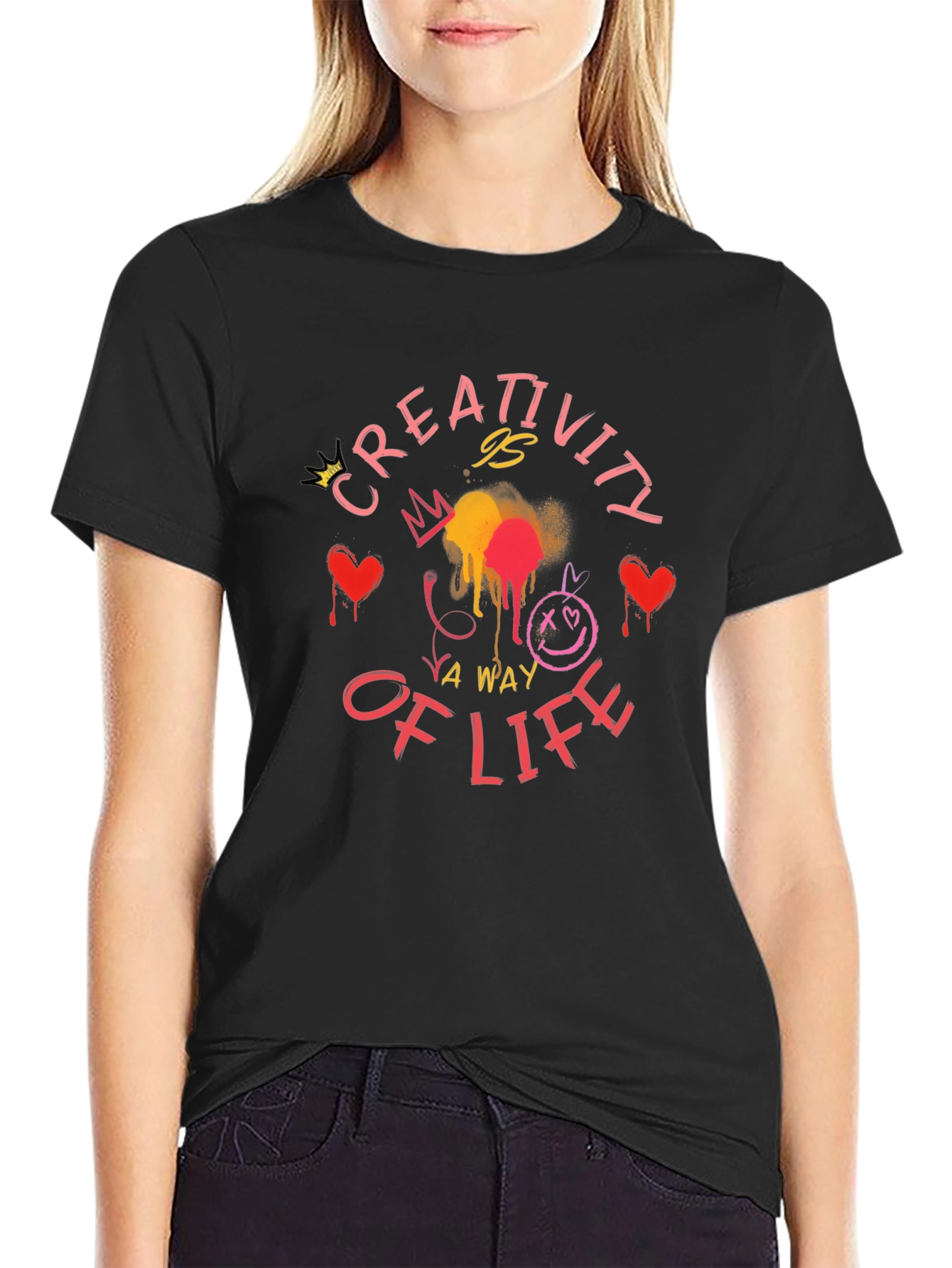 Creativity is a Way of Life Graphic T-Shirt