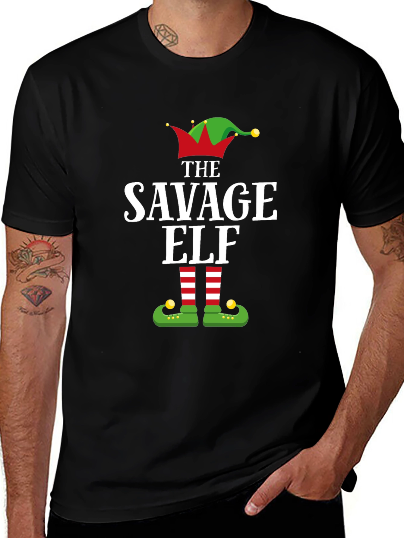 Savage Elf Christmas T-Shirt