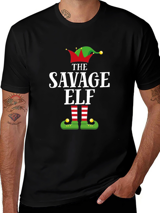Savage Elf Christmas T-Shirt