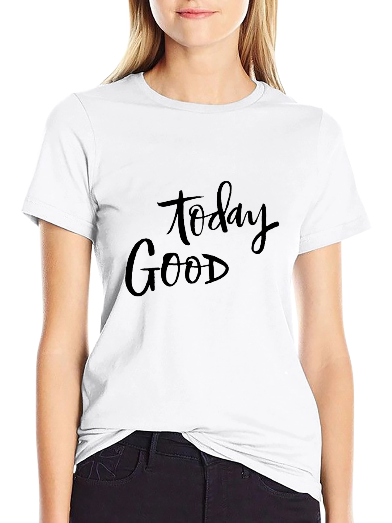 Today is a Good Day Graphic Tee - Black