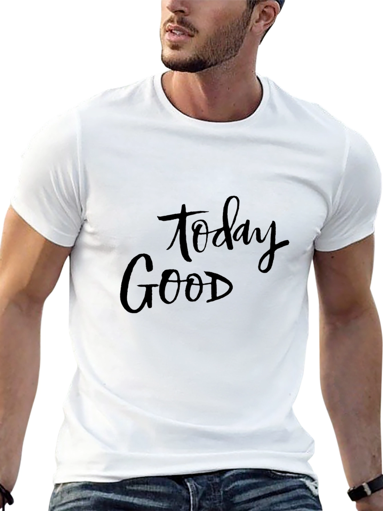 Today is a Good Day Graphic Tee - Black