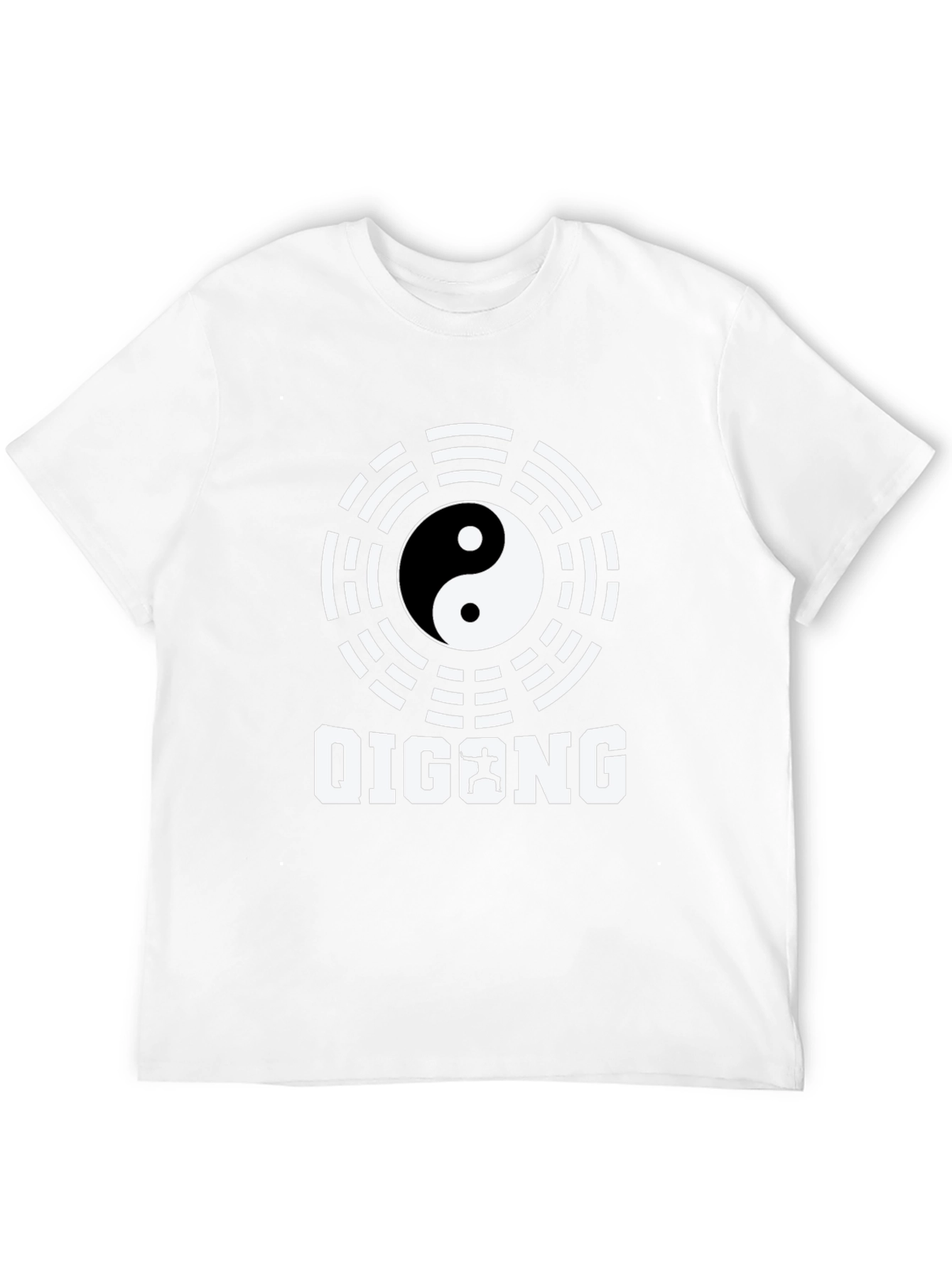 Qigong Yin Yang Graphic Black T-Shirt