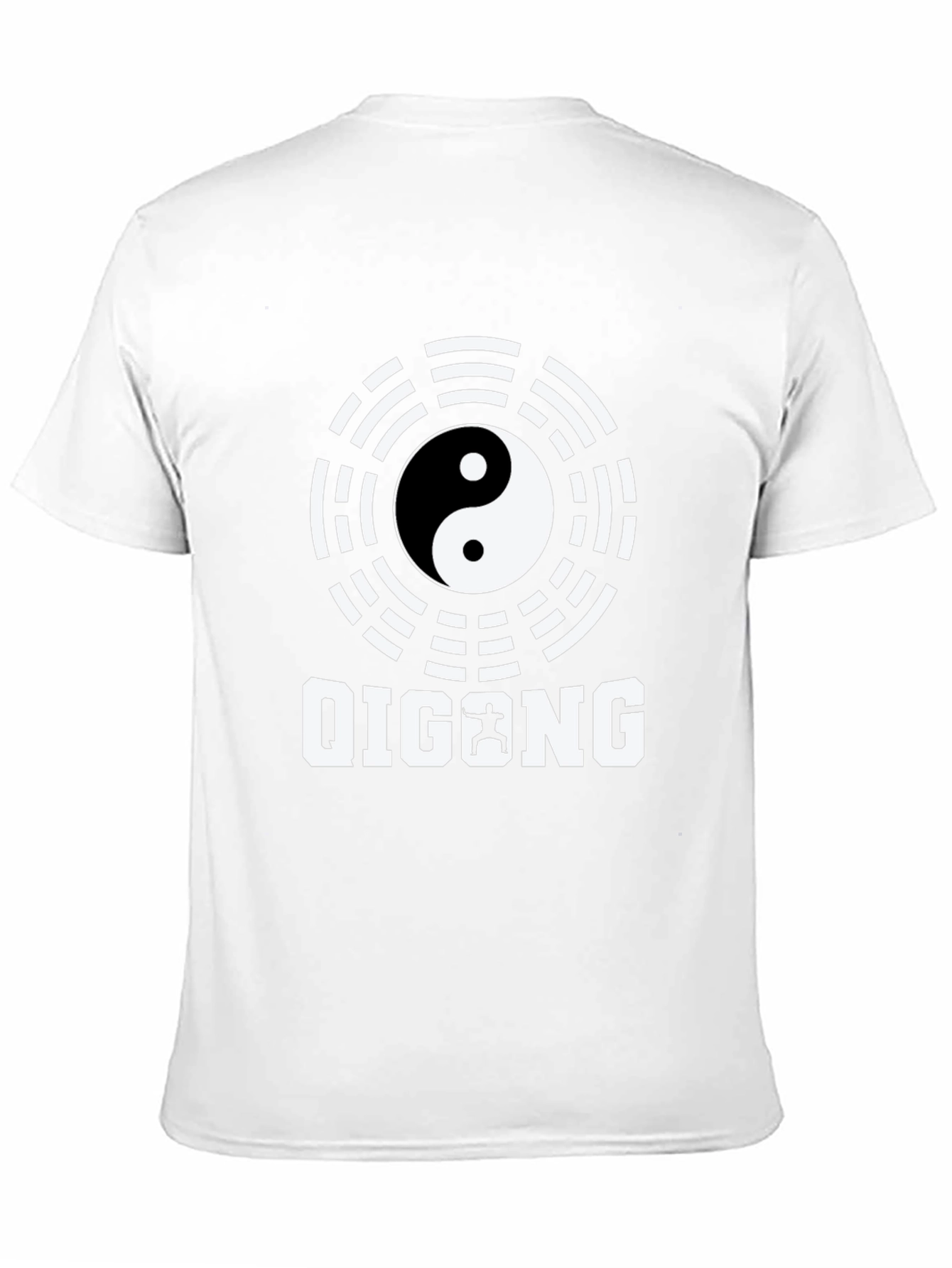 Qigong Yin Yang Graphic Black T-Shirt