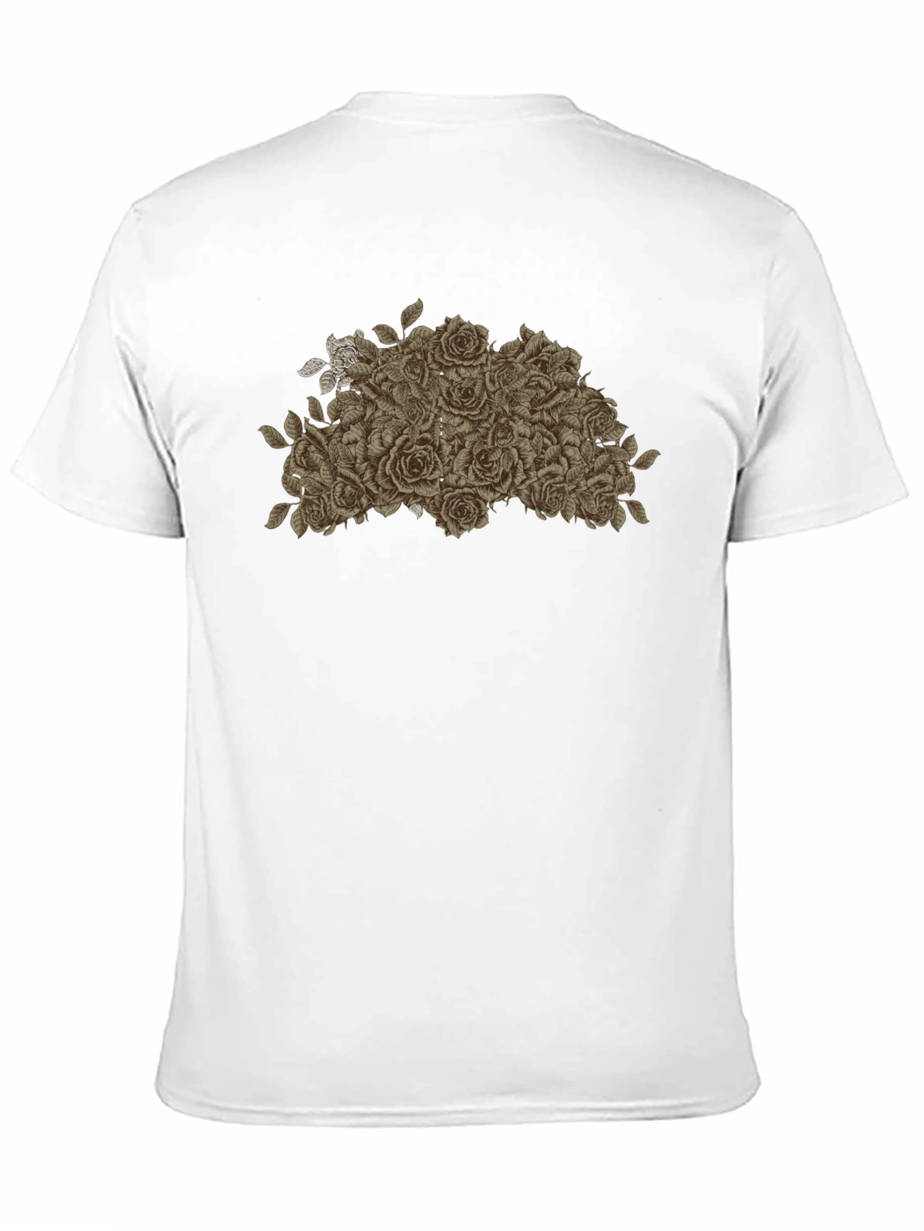 Rose Bouquet Graphic Tee - Stylish Floral Design