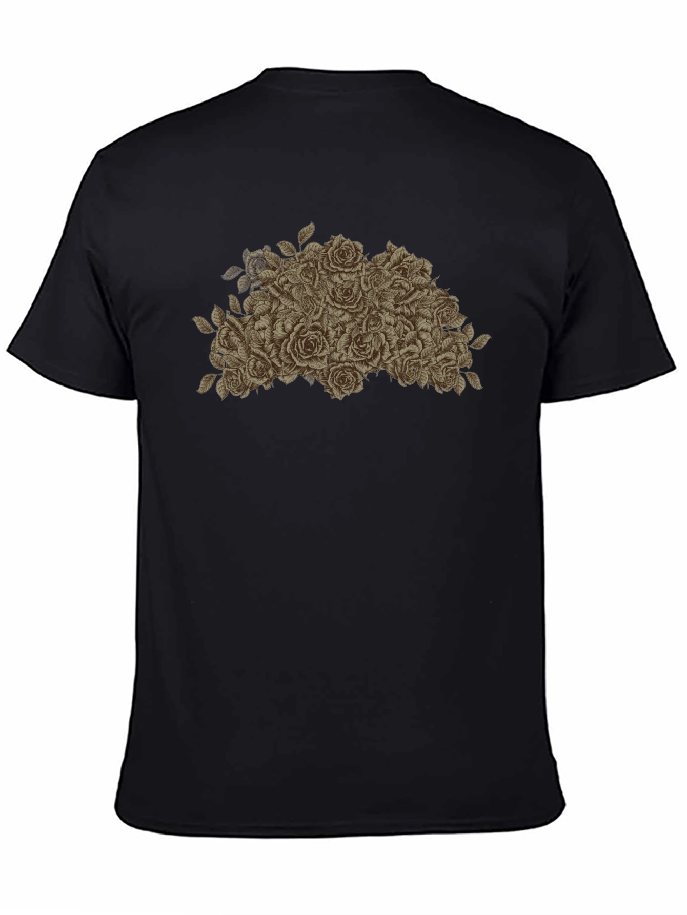 Rose Bouquet Graphic Tee - Stylish Floral Design