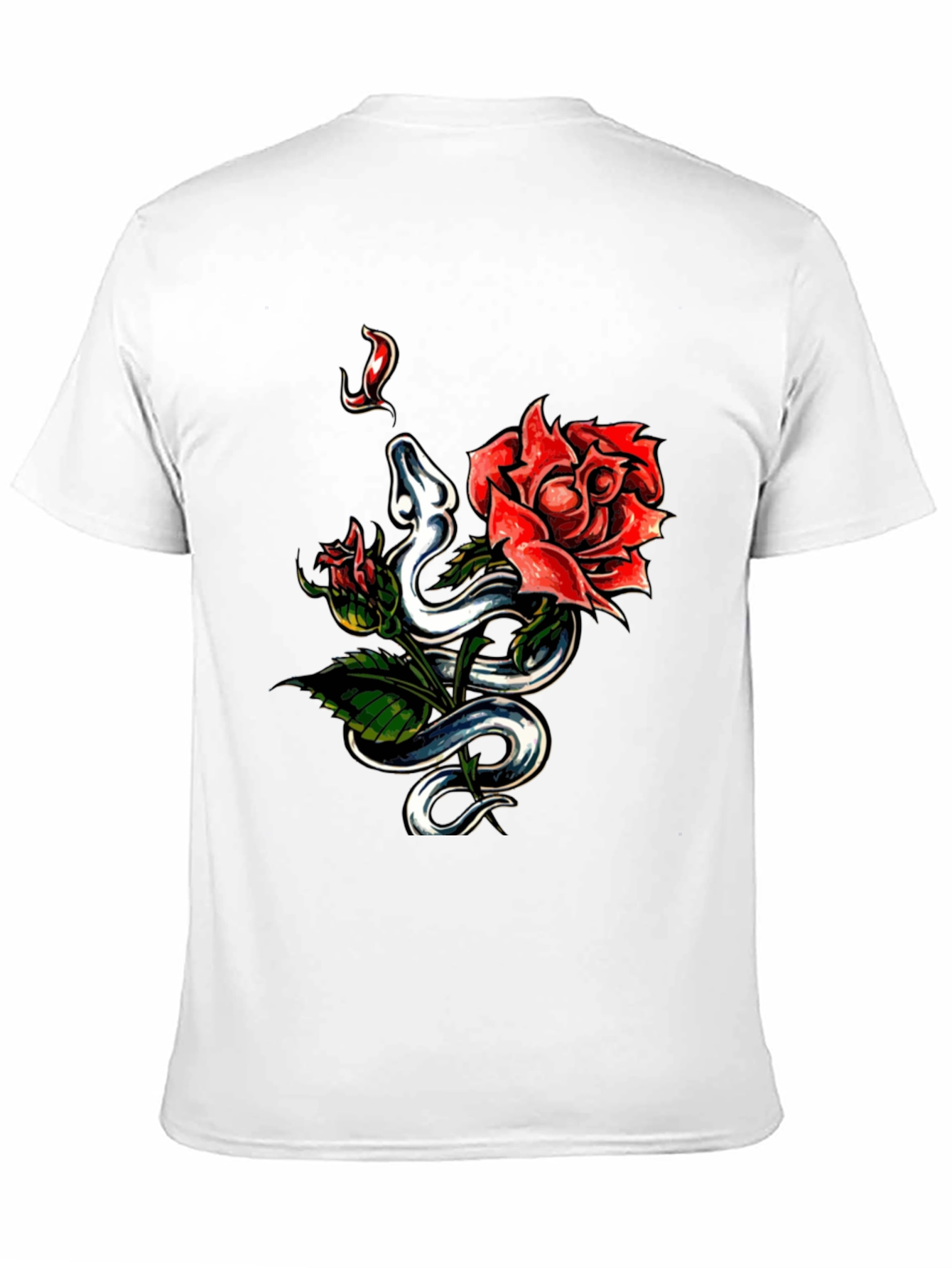Snake & Rose Graphic Tee