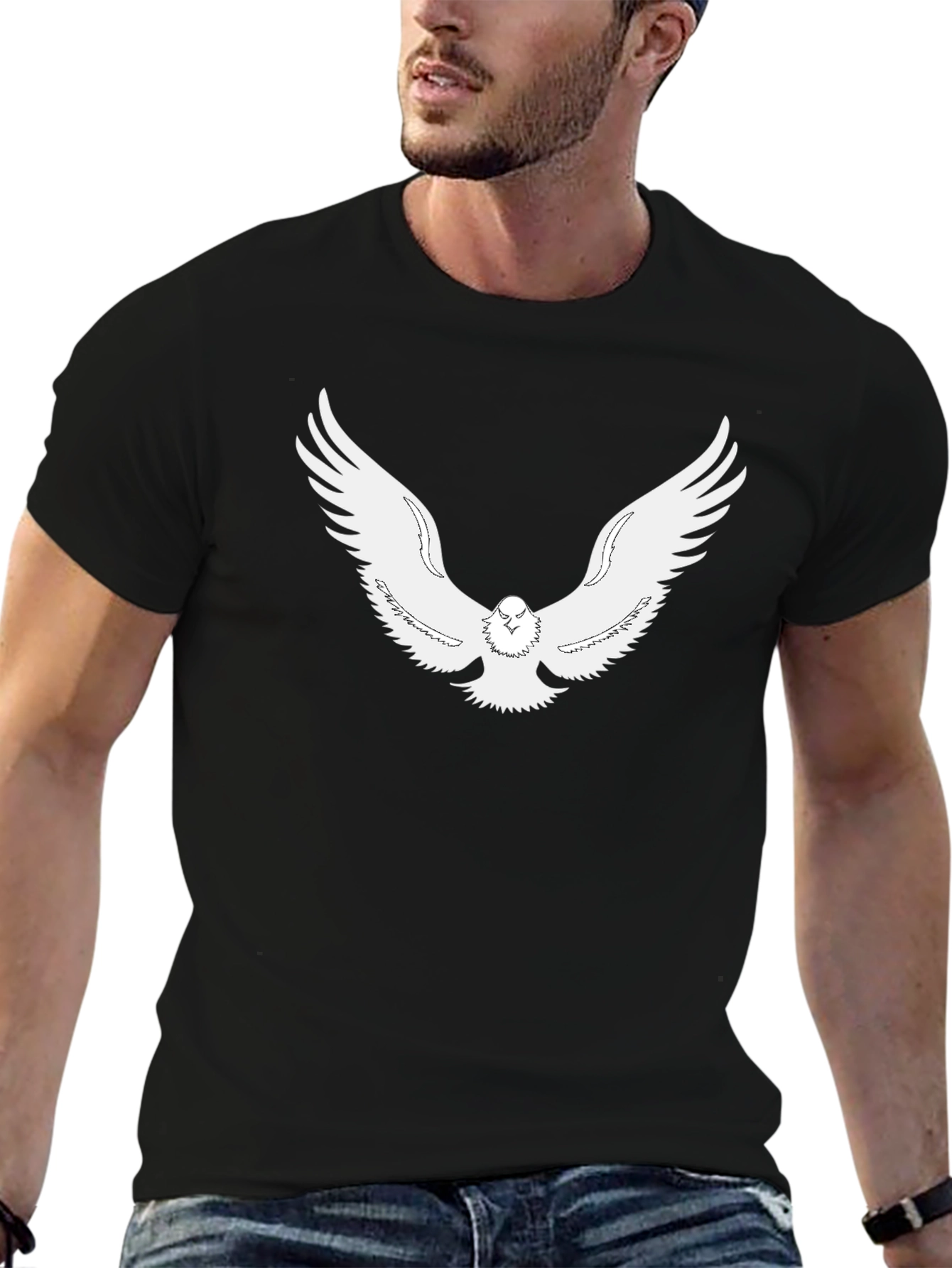 Black Eagle T-Shirt - Stylish Graphic Tee