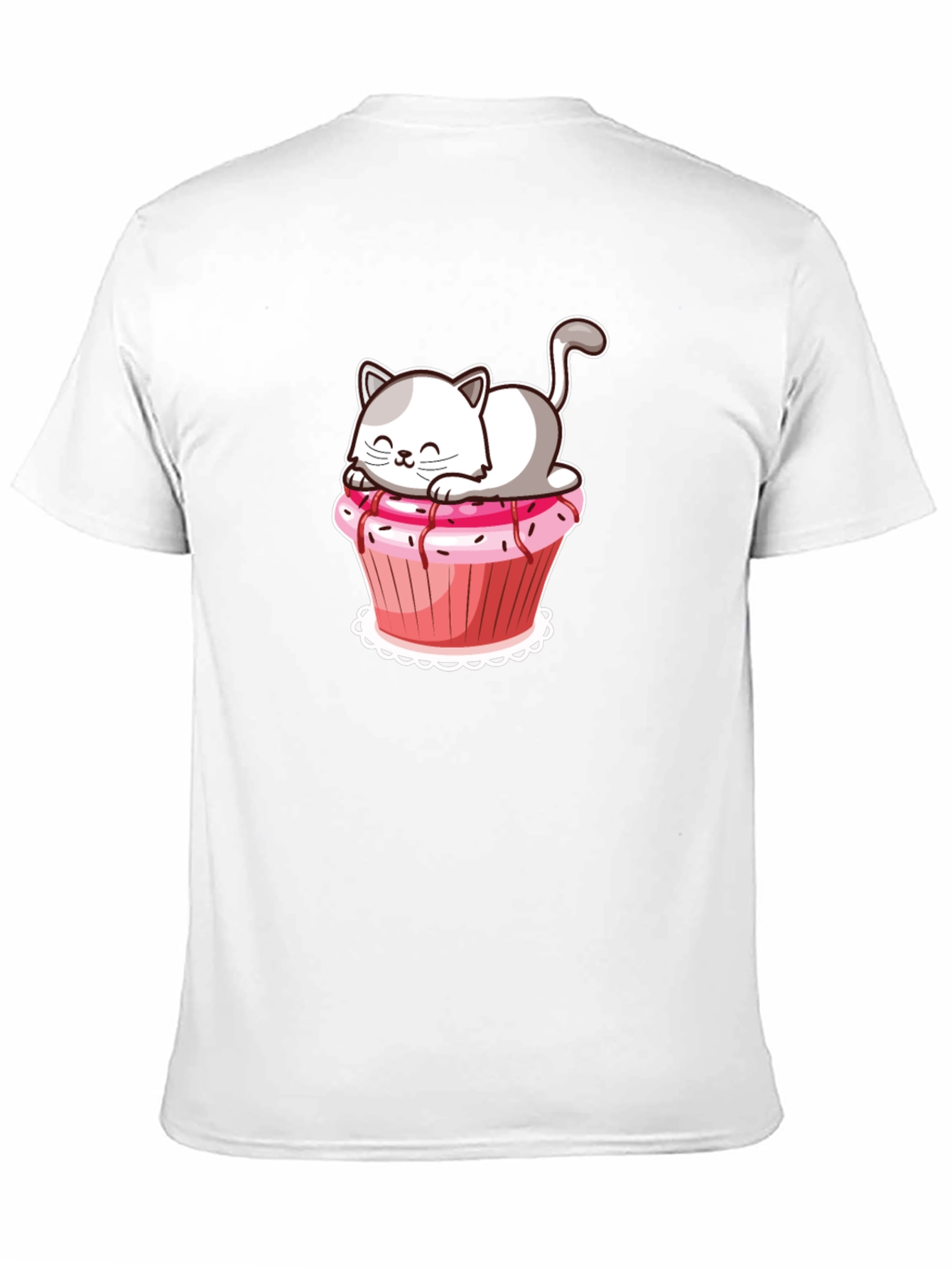 Cat Cupcake Graphic T-Shirt