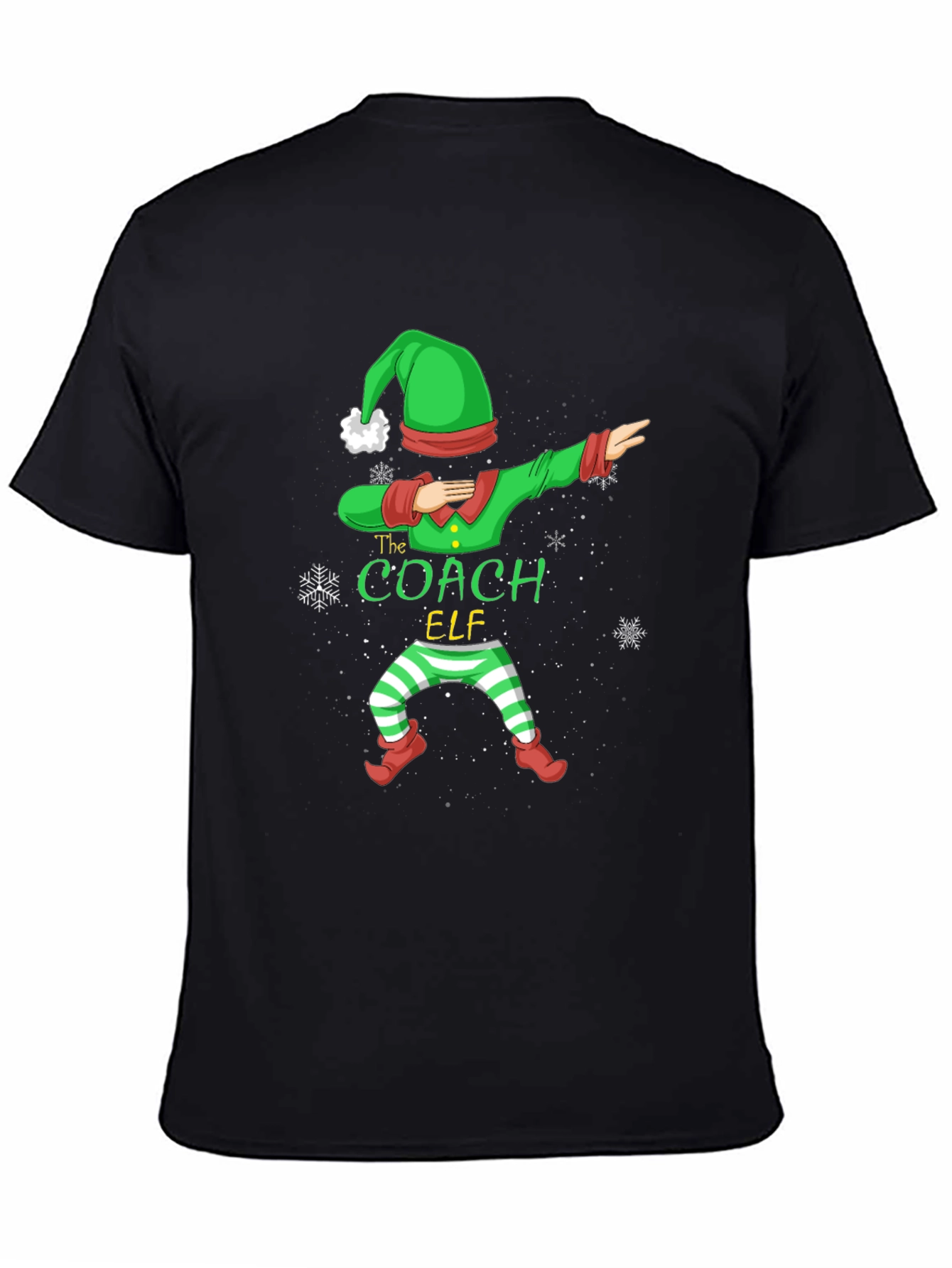 The Coach Elf T-Shirt - Holiday Dabbing Design