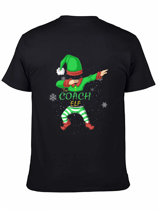 The Coach Elf T-Shirt - Holiday Dabbing Design