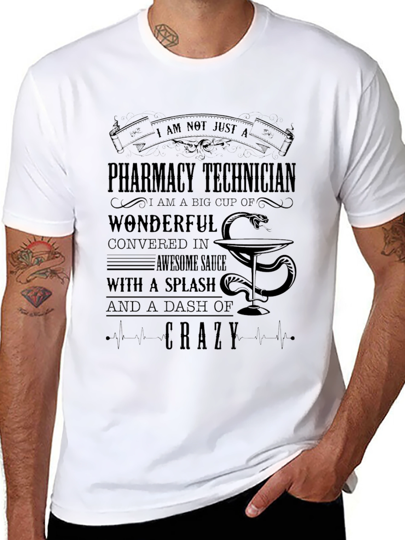 Pharmacy Technician Crazy T-Shirt