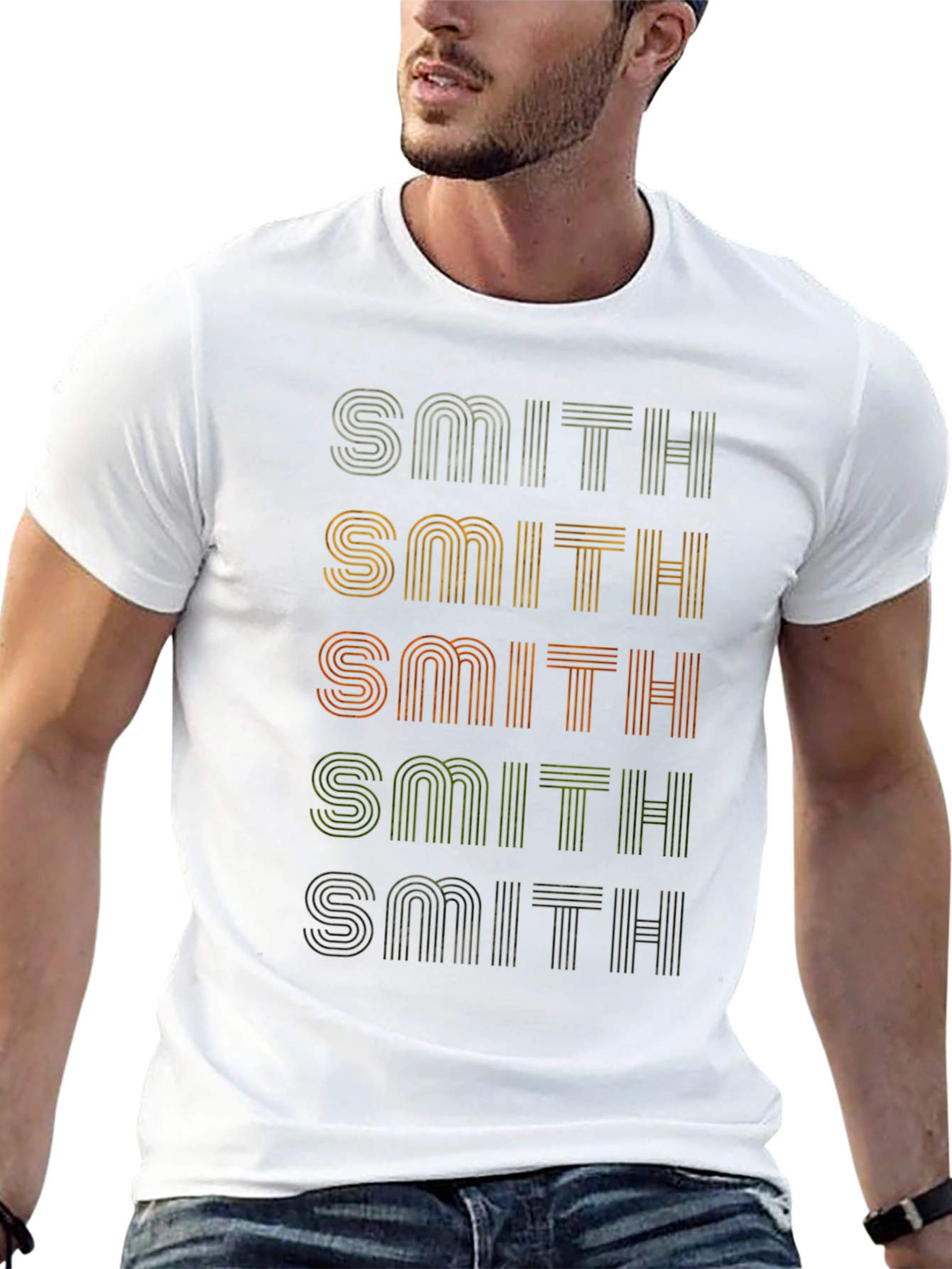 Retro Smith Graphic Tee - Cool 70s Style