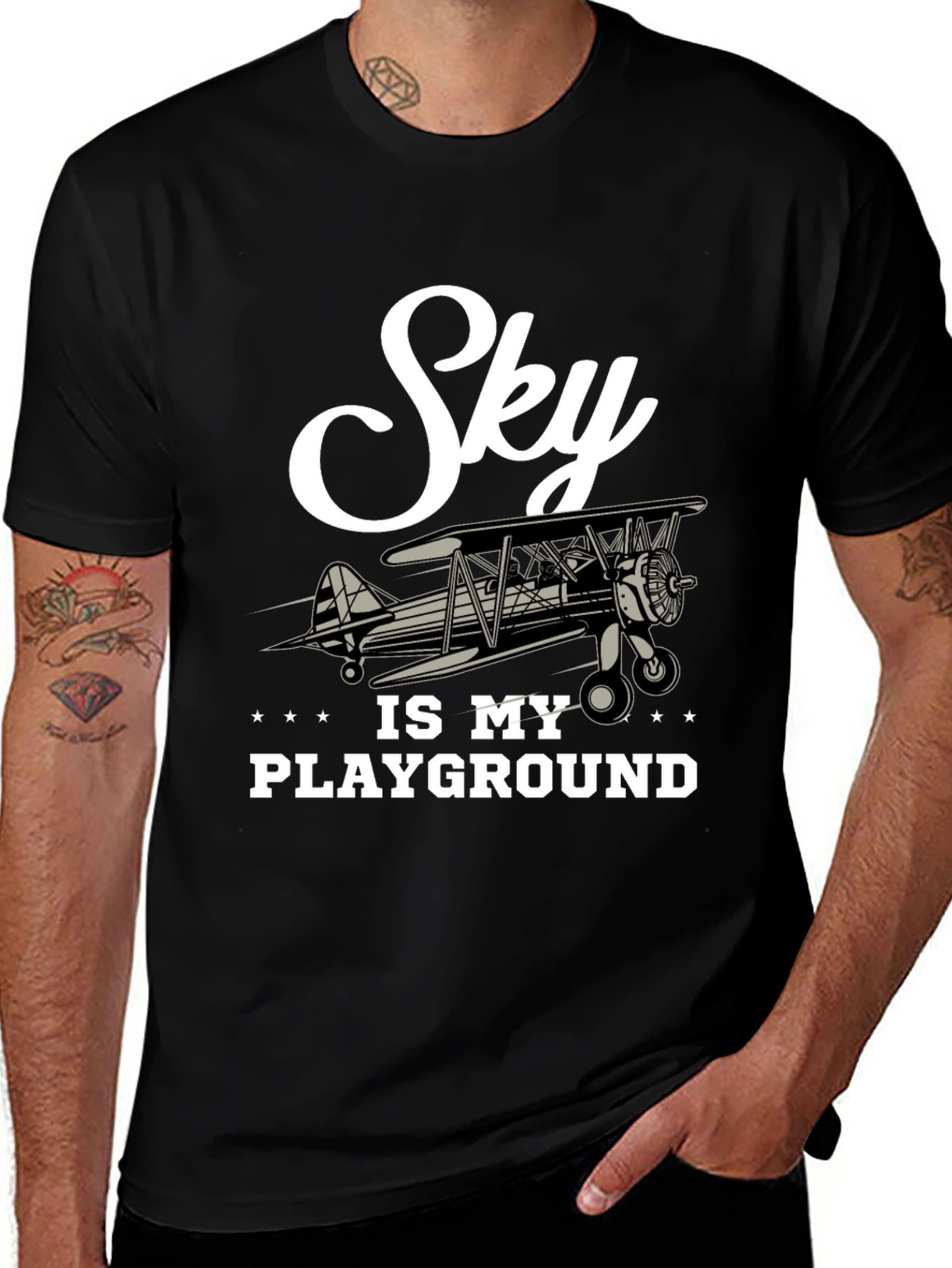 Sky is My Playground T-Shirt - Aviation Lover
