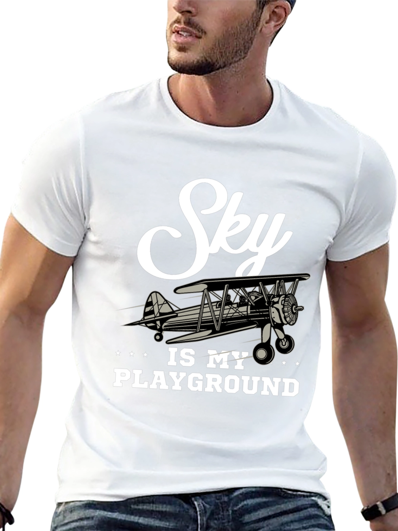 Sky is My Playground T-Shirt - Aviation Lover